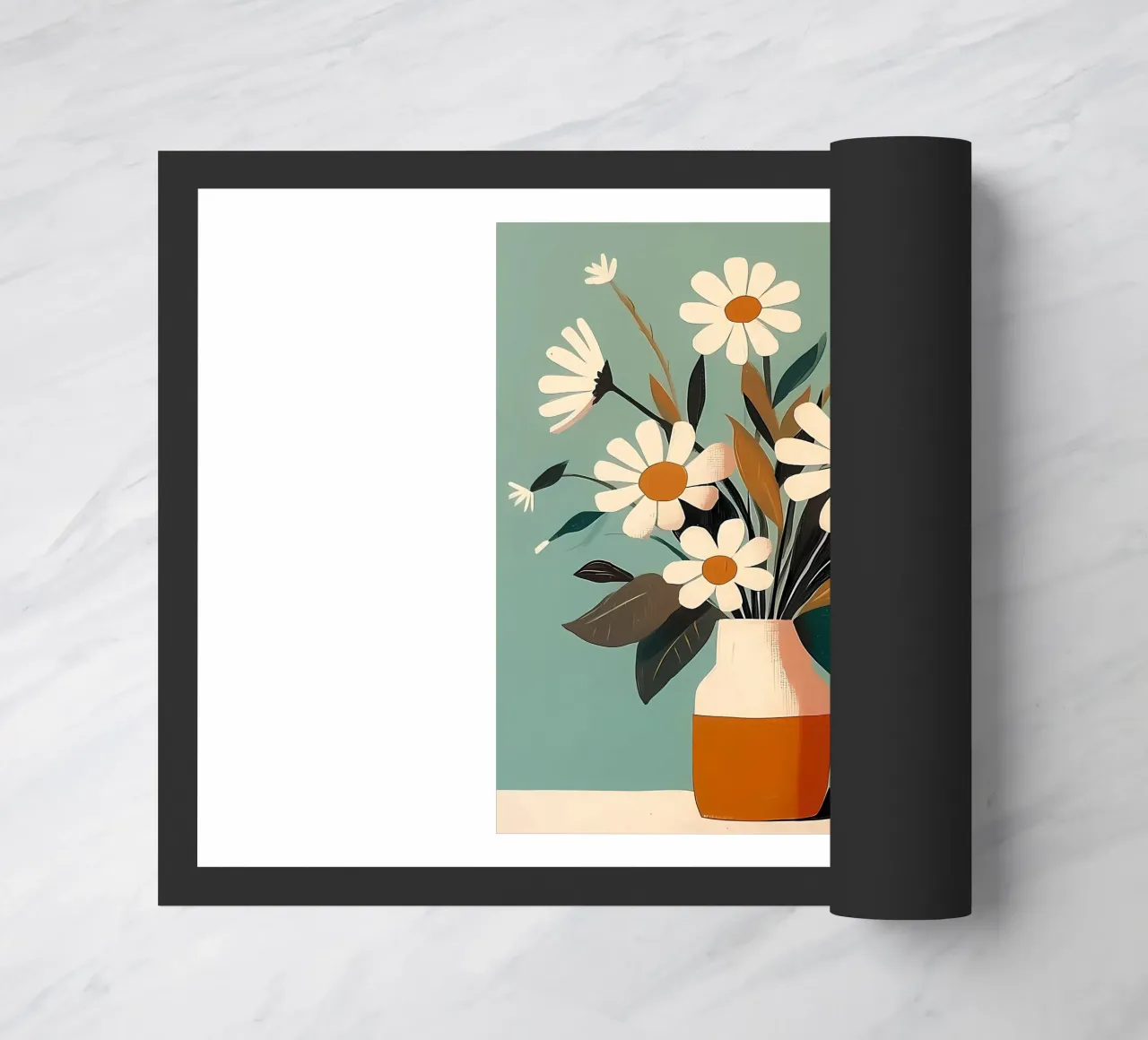 Un vaso di fiori zerbino da Jose