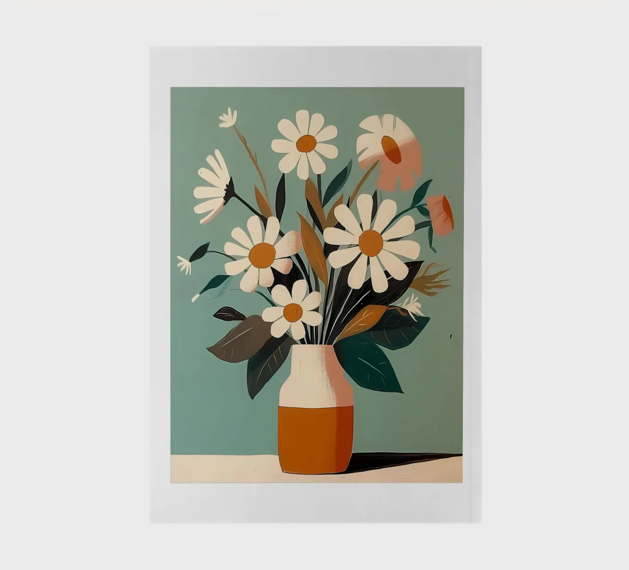 Un vase de fleurs carnet de notes de Jose