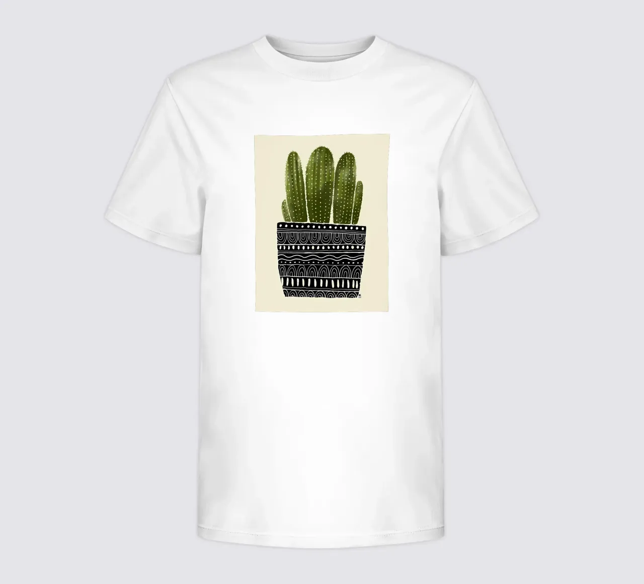 Green Cactus kids t-shirt by Jose