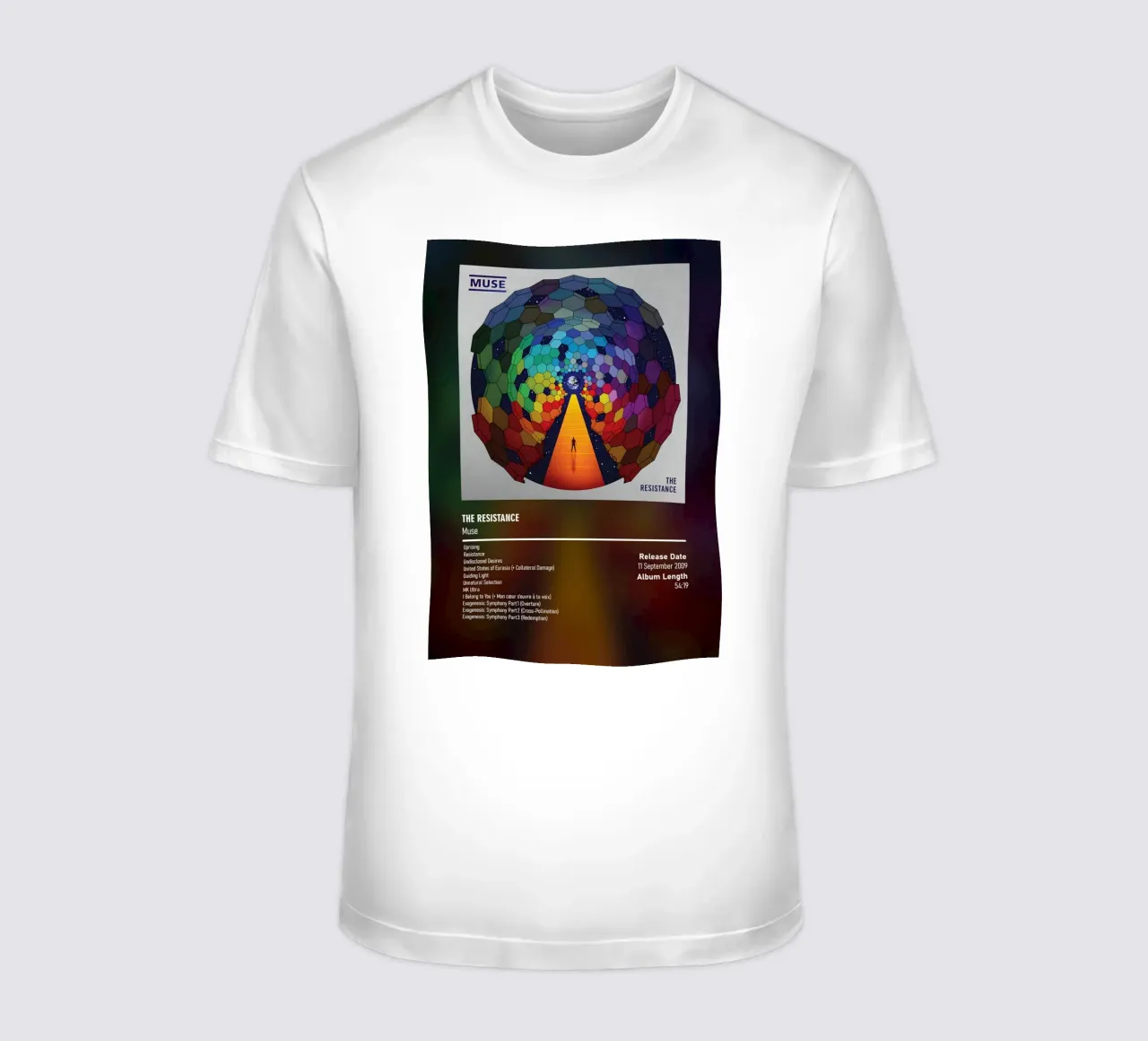 The Resistance (2009) by Muse t-shirt da DGUnder