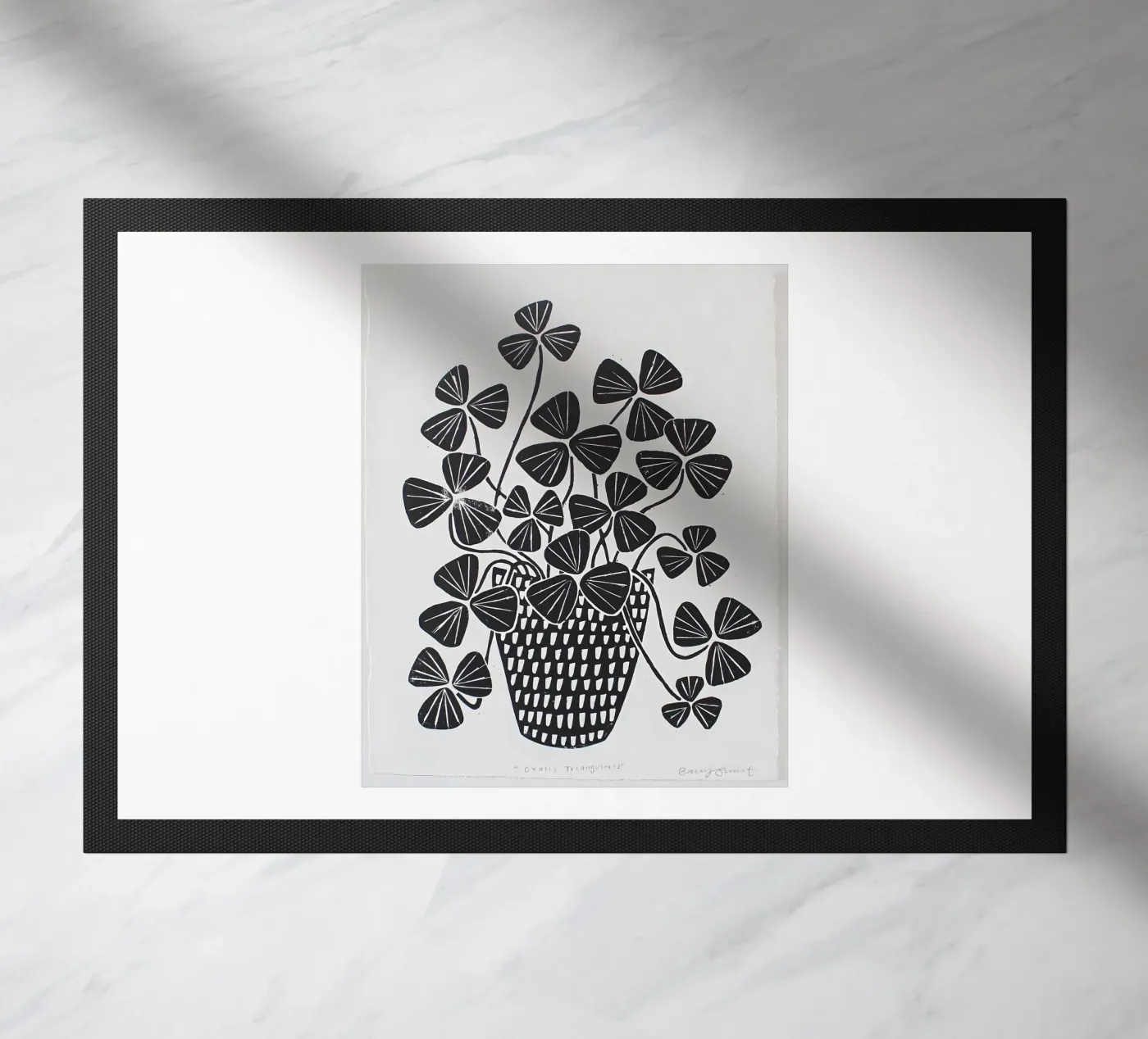 Bloemen deurmat van Jose