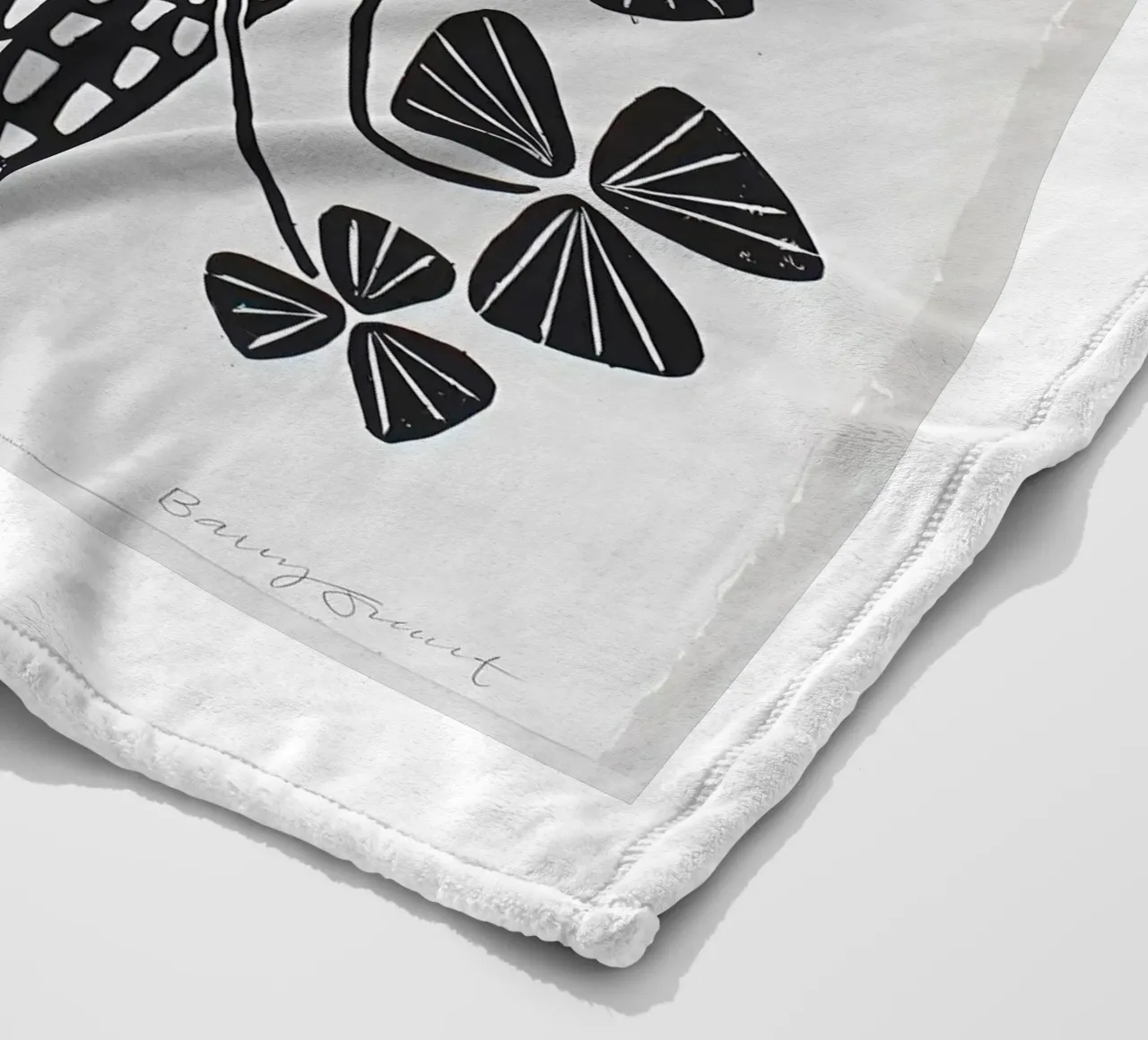 Blumen Fleecedecke von Jose