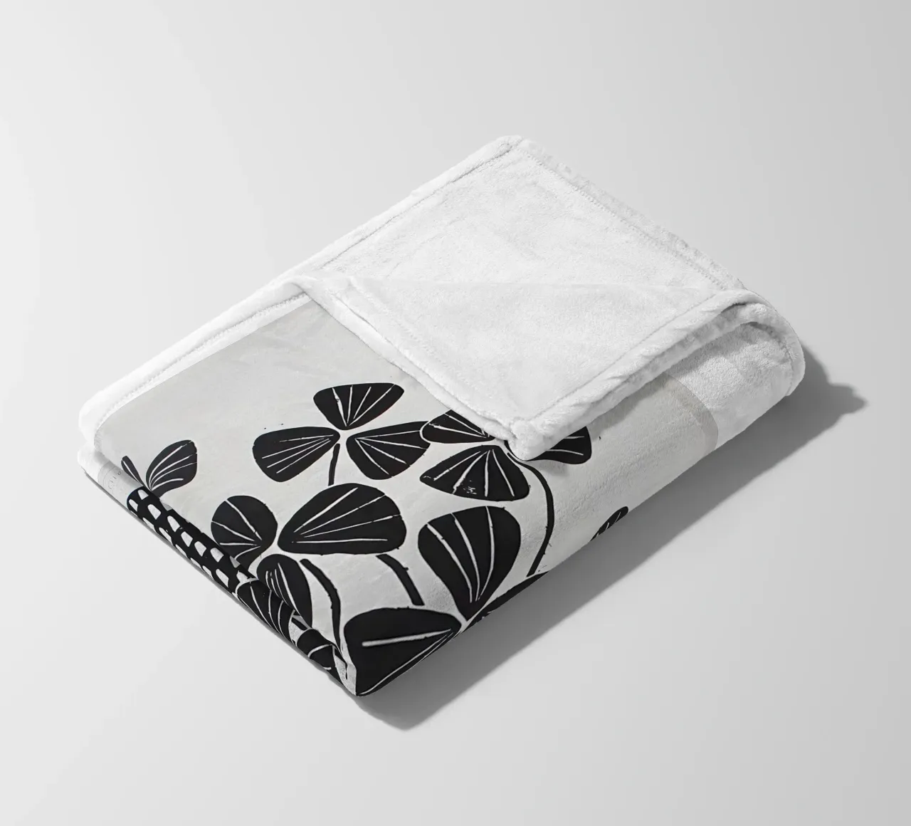 Blumen Fleecedecke von Jose