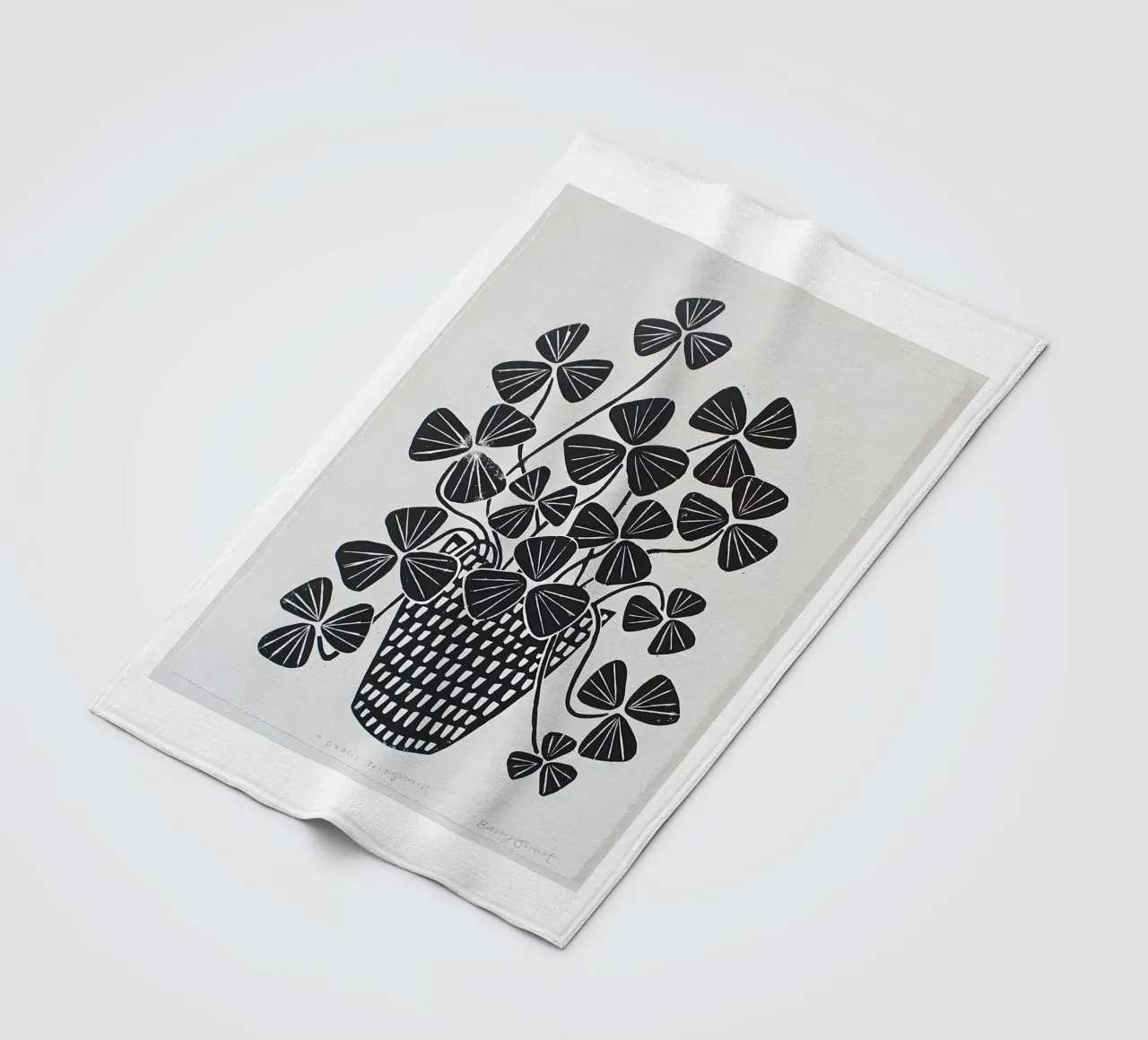 Blumen Fleecedecke von Jose