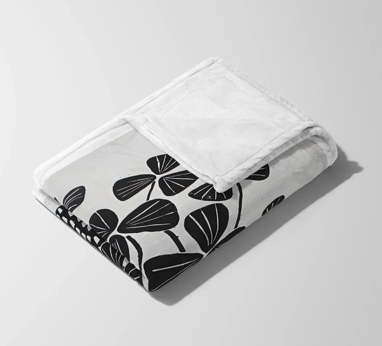 Blumen Fleecedecke von Jose