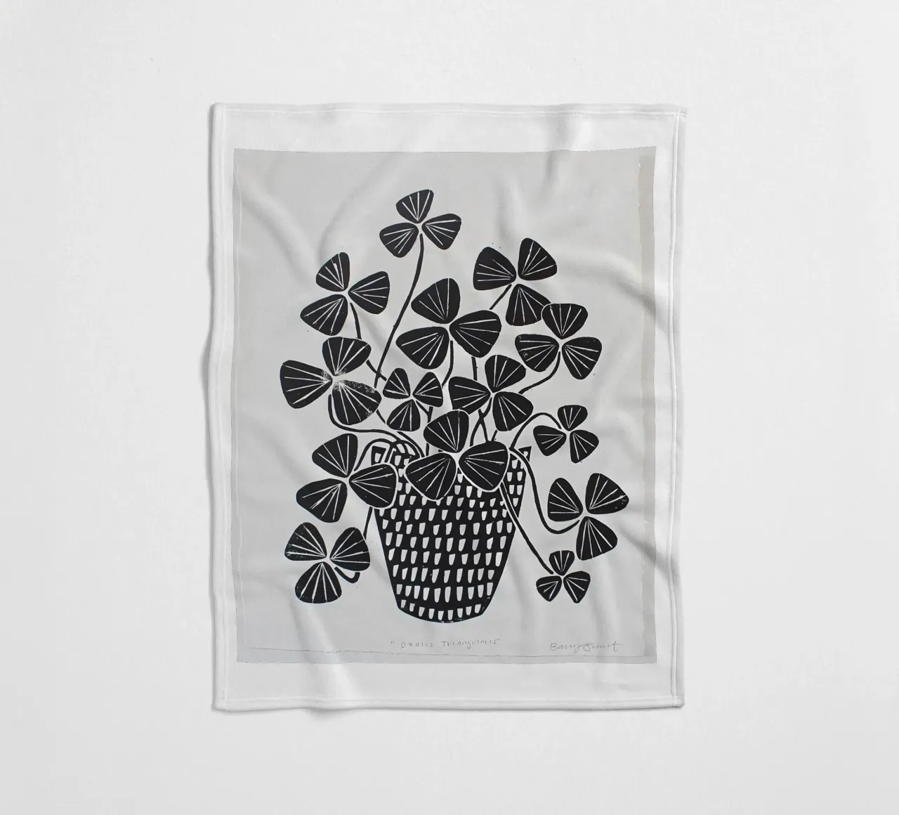 Blumen Fleecedecke von Jose