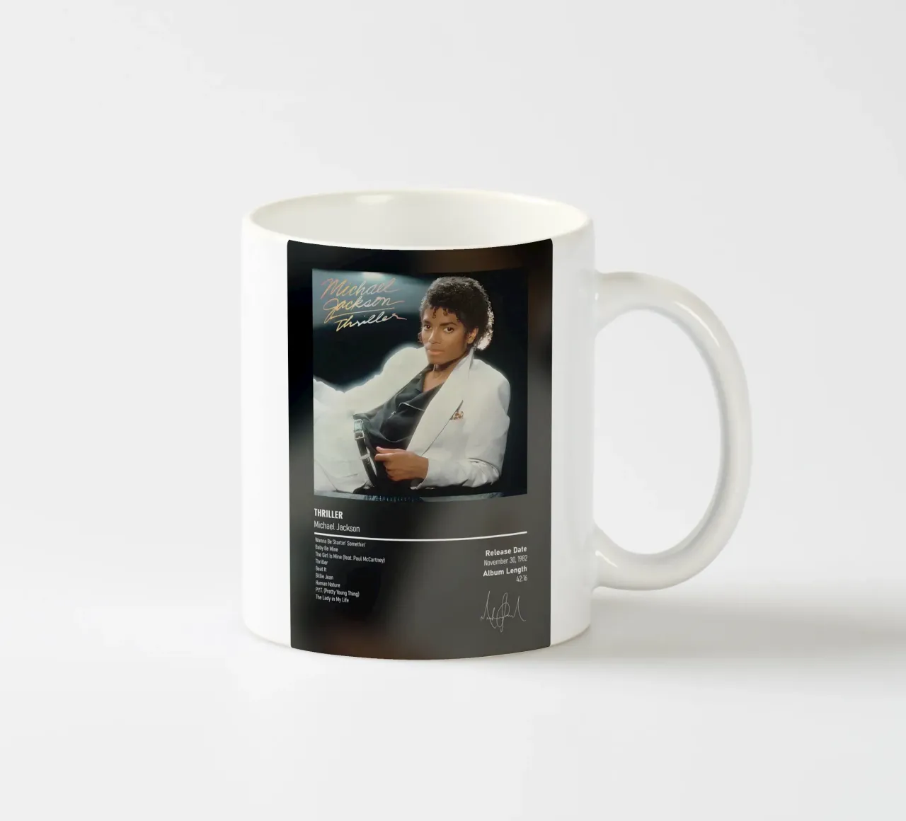 Thriller (1982) Michael Jackson tazza in ceramica da DGUnder