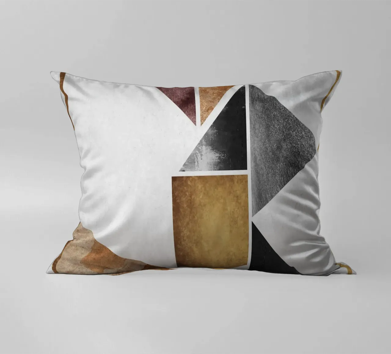 abstract art triangle texture cuscino da vintageshop