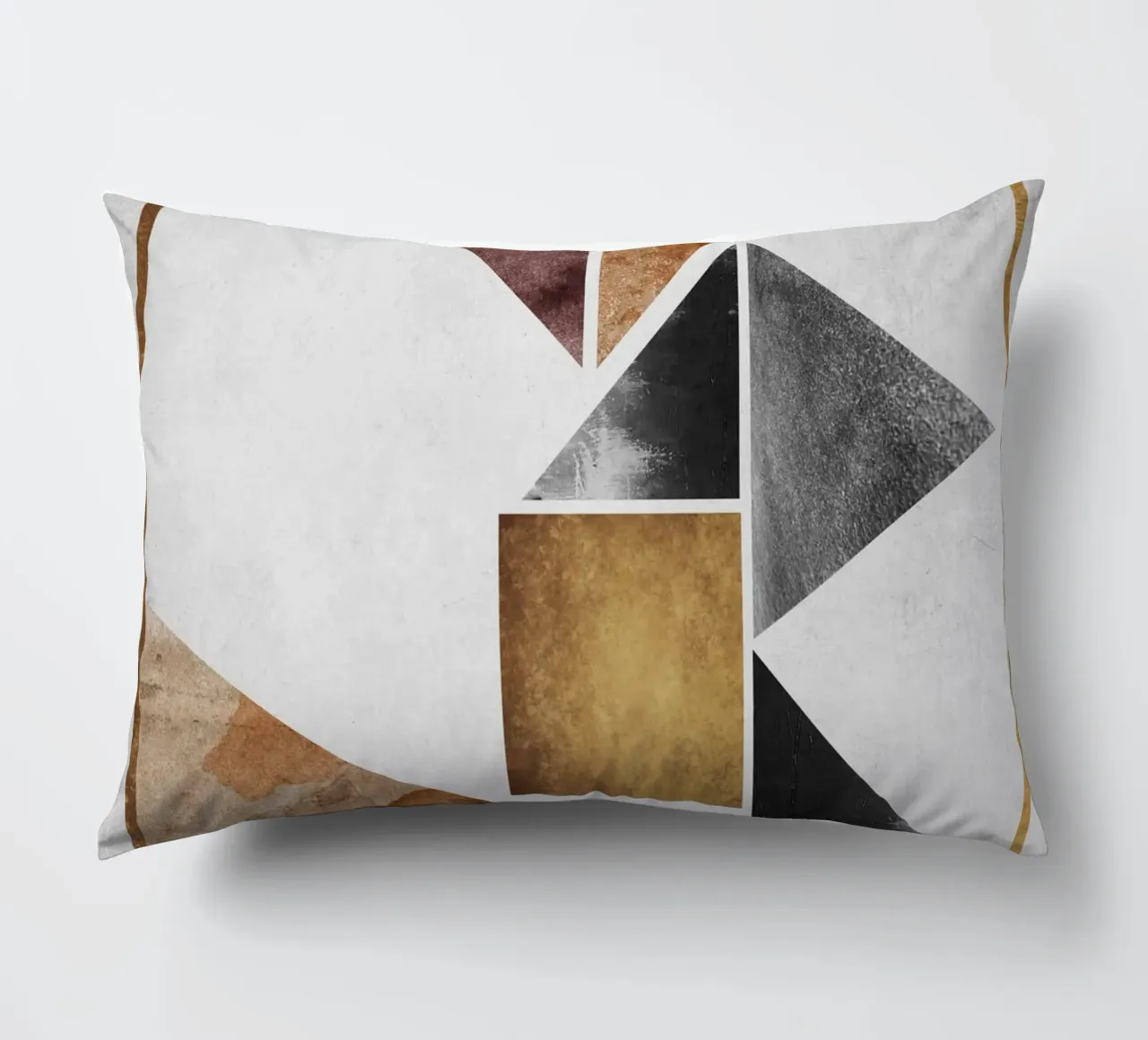 abstract art triangle texture cuscino da vintageshop