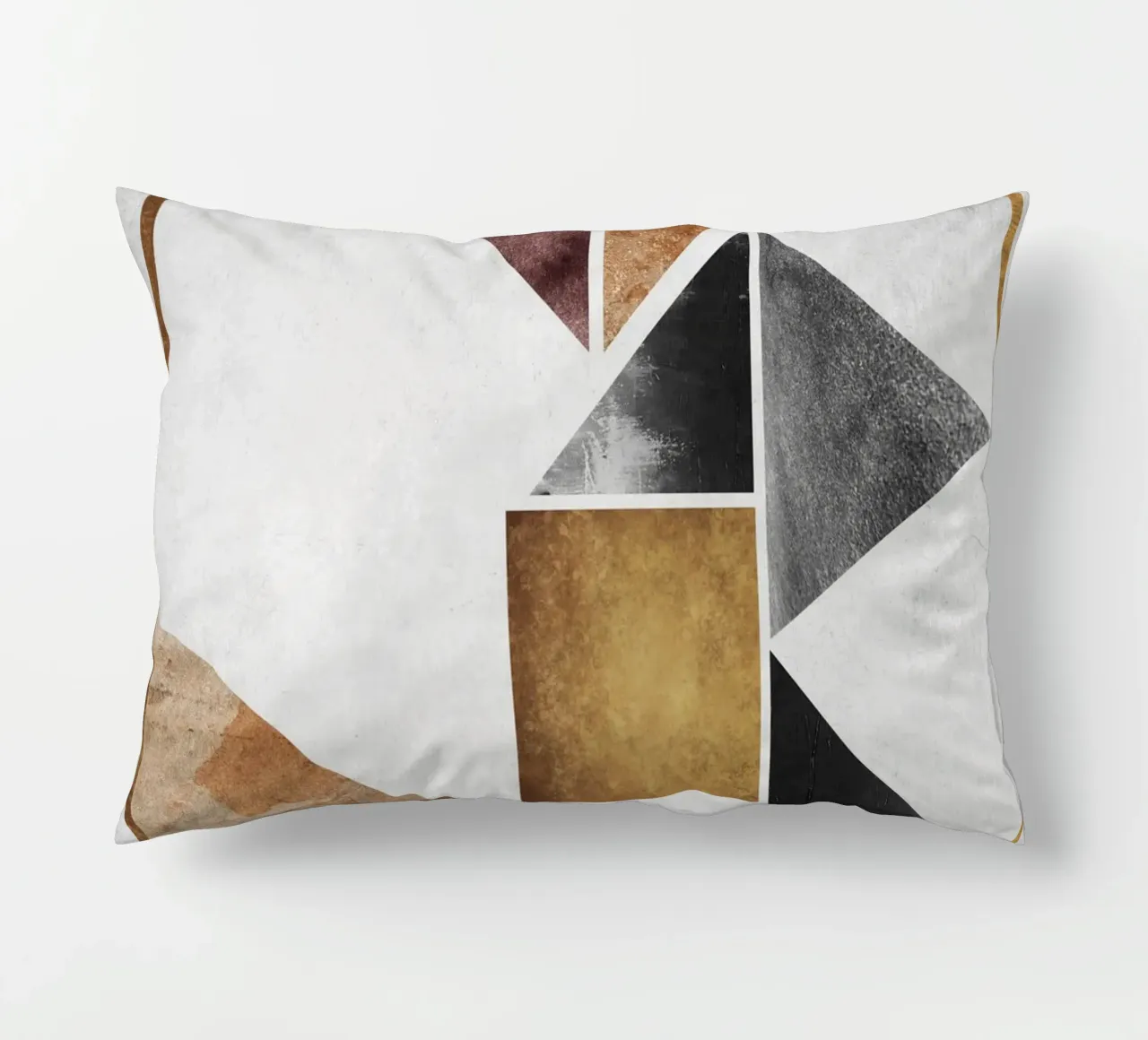abstract art triangle texture cuscino da vintageshop