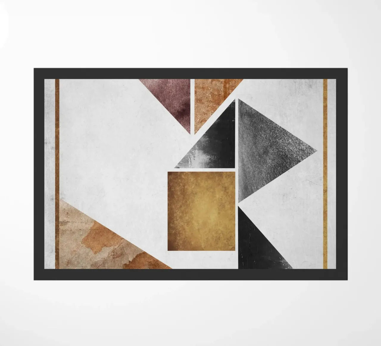 abstract art triangle texture zerbino da vintageshop