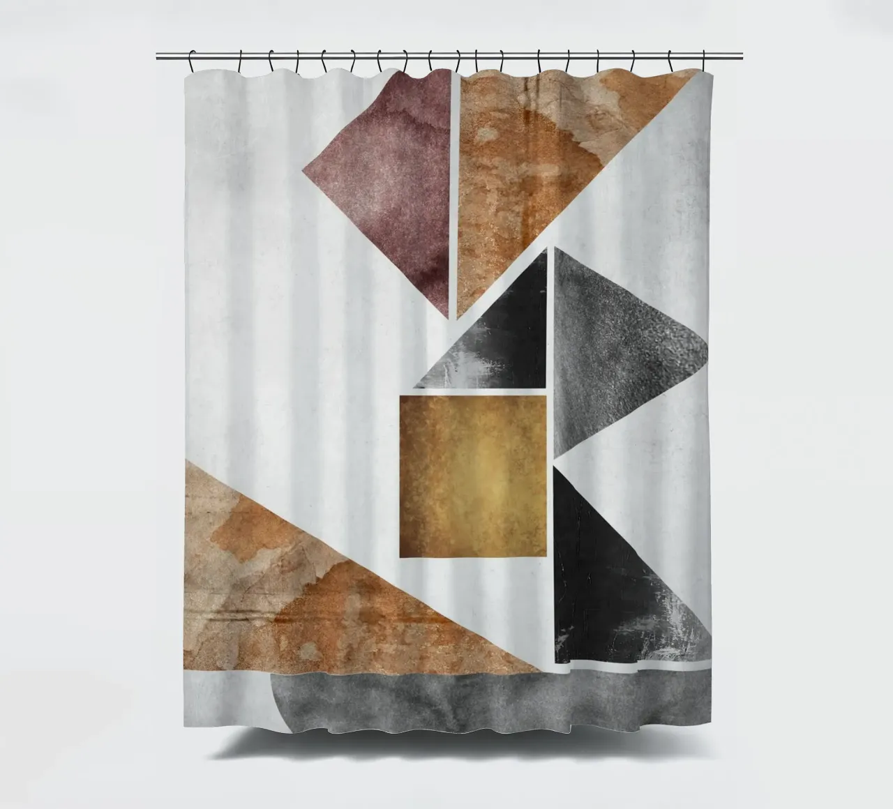 abstract art triangle texture Duschvorhang von vintageshop