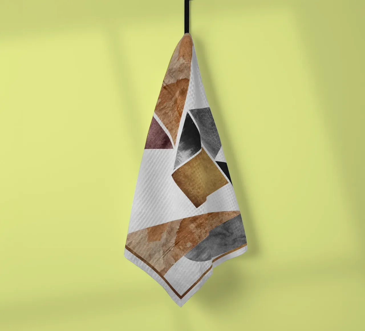 abstract art triangle texture canovaccio da cucina da vintageshop