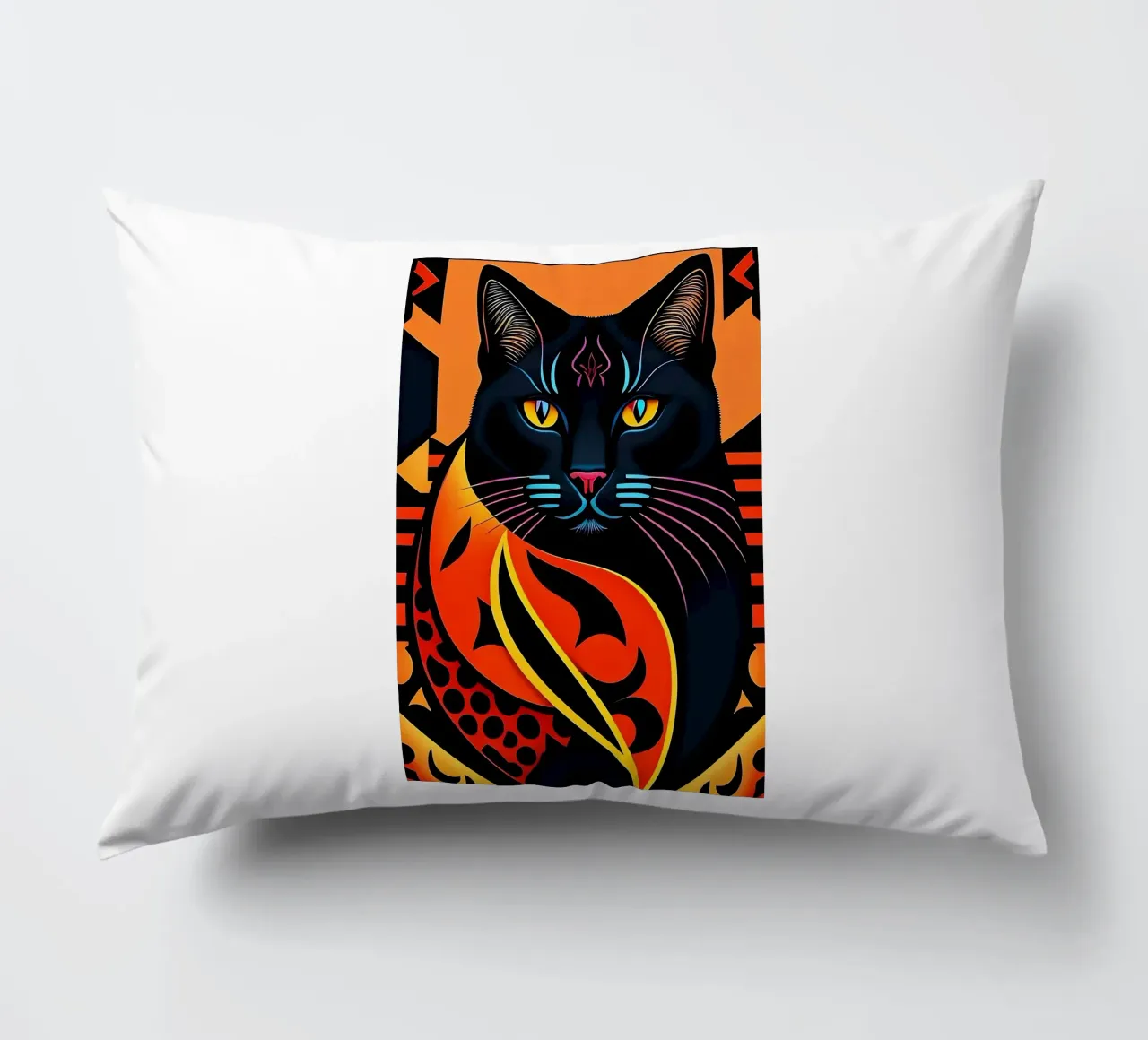 Gatto nero cuscino da Manuela