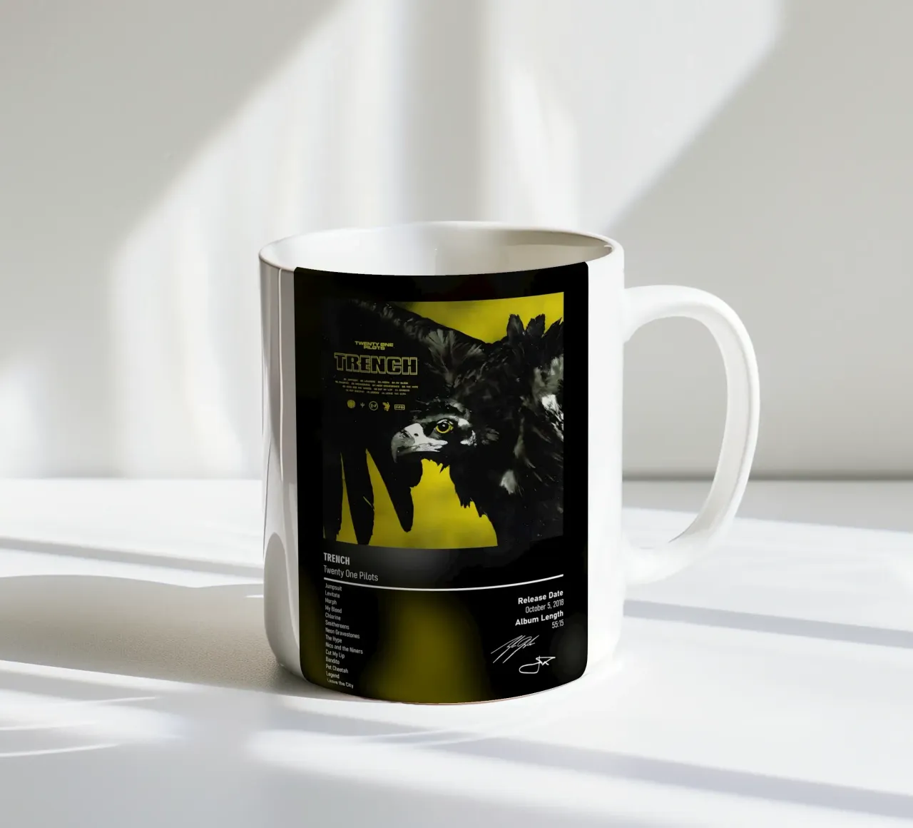 Trench (2018) by Twenty One Pilots tazza in ceramica da DGUnder