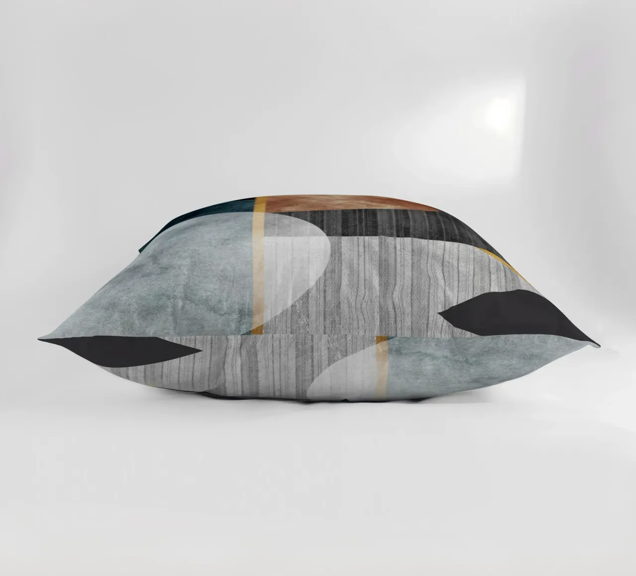 abstract art circles texture cuscino da vintageshop