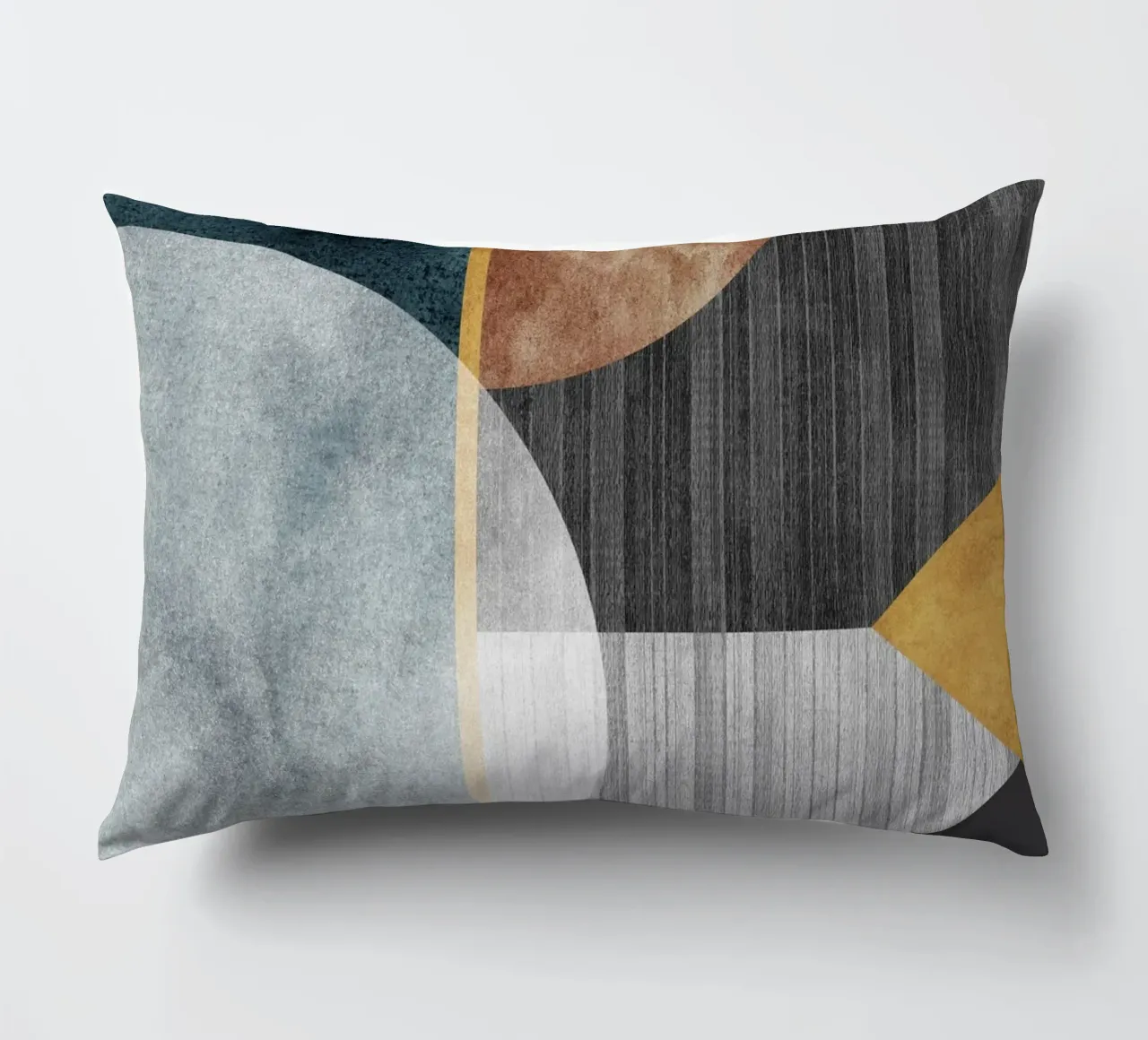 abstract art circles texture cuscino da vintageshop