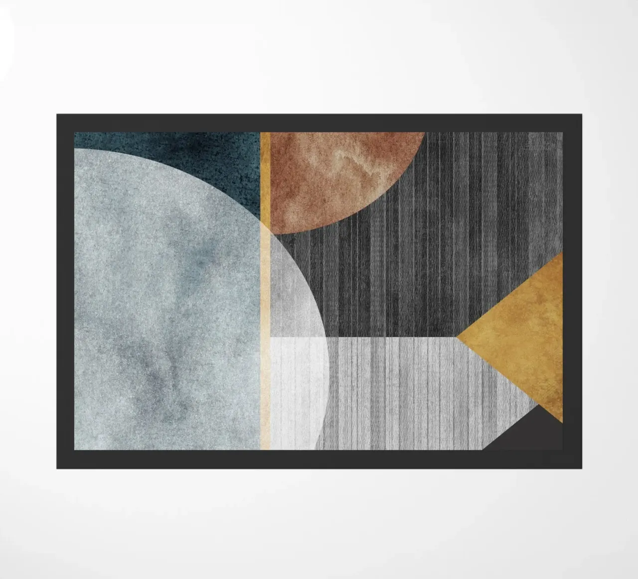 abstract art circles texture zerbino da vintageshop
