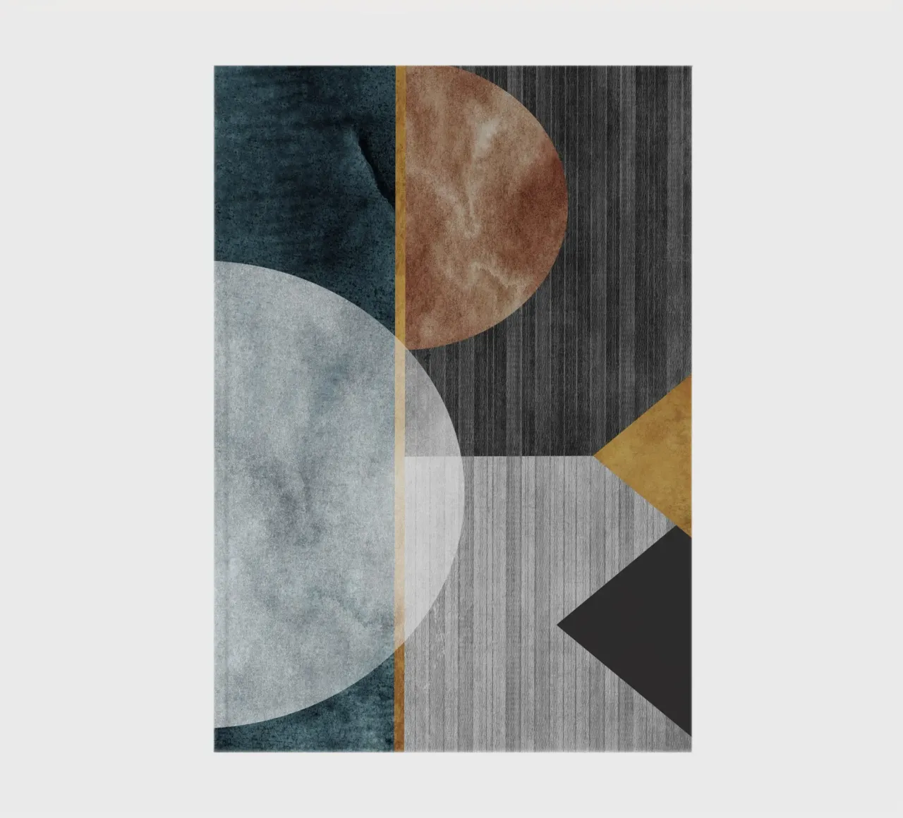 abstract art circles texture notebook by vintageshop