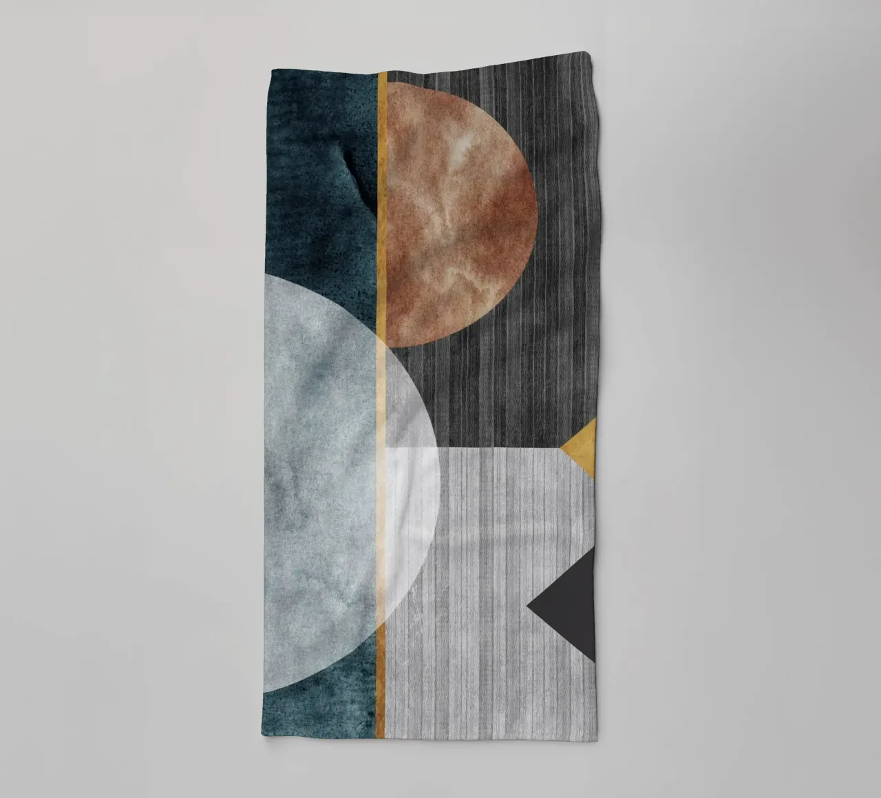 abstract art circles texture asciugamano da bagno da vintageshop