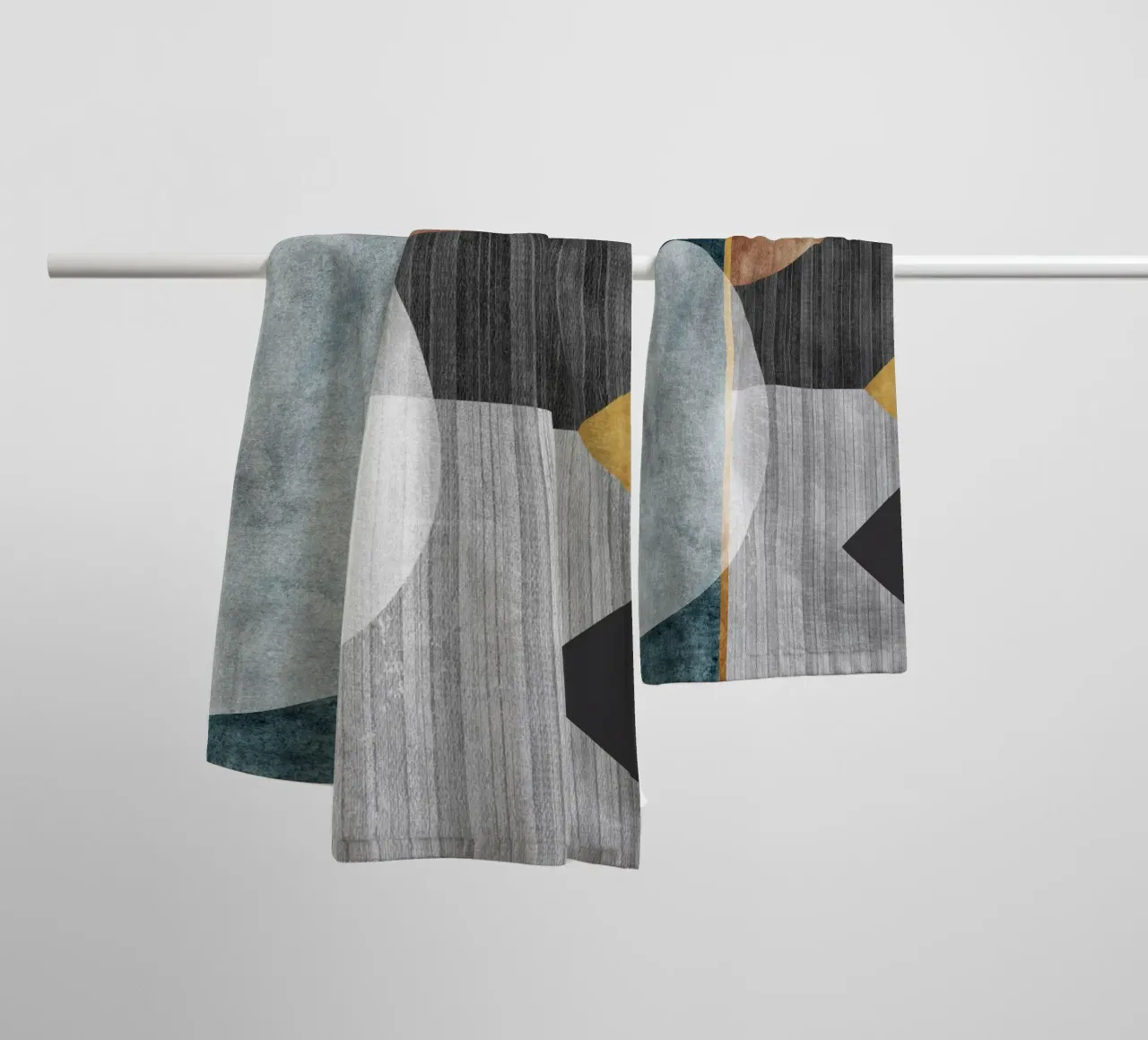 abstract art circles texture asciugamano da bagno da vintageshop