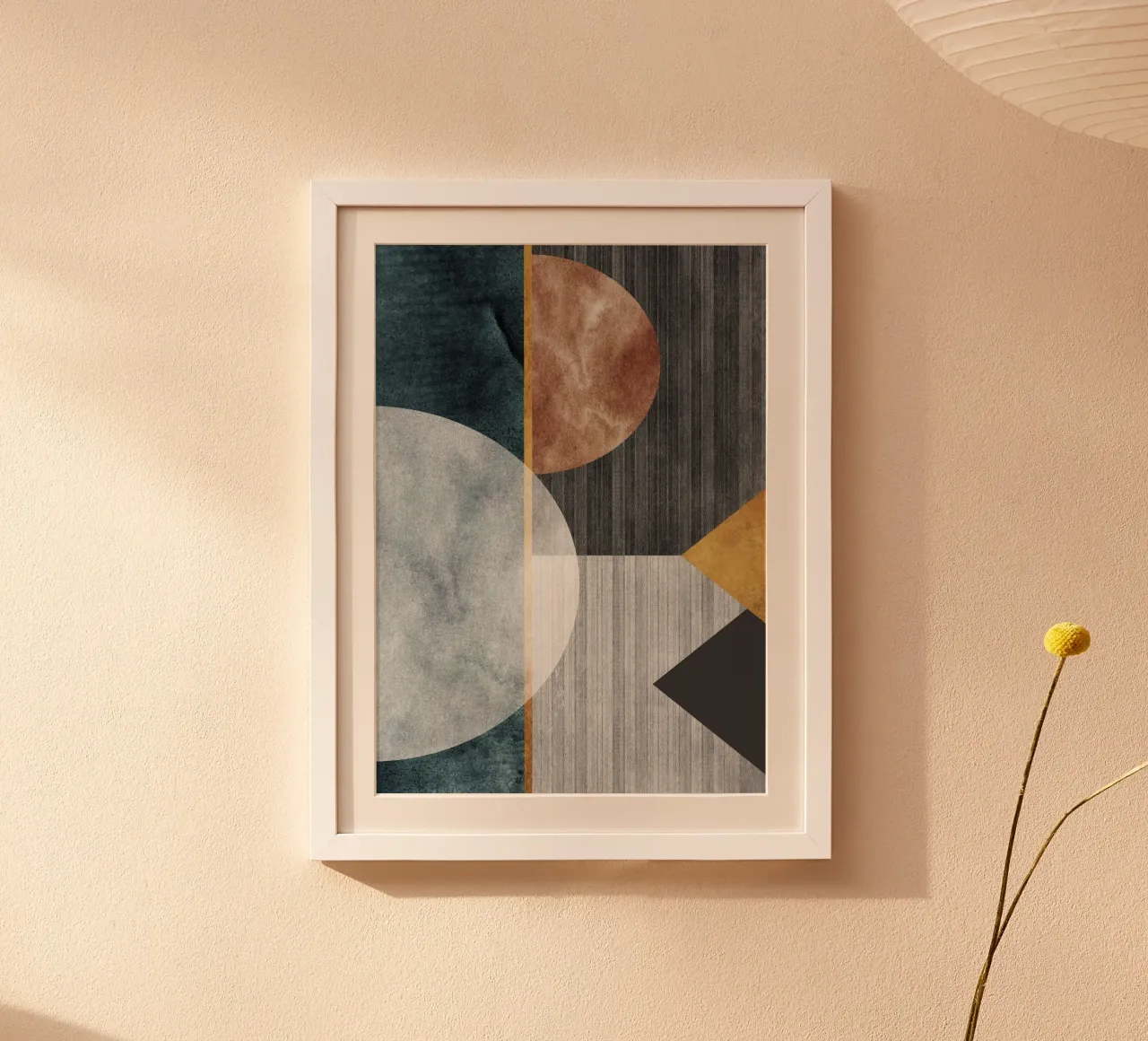 abstract art circles texture carta hahnemühle da vintageshop