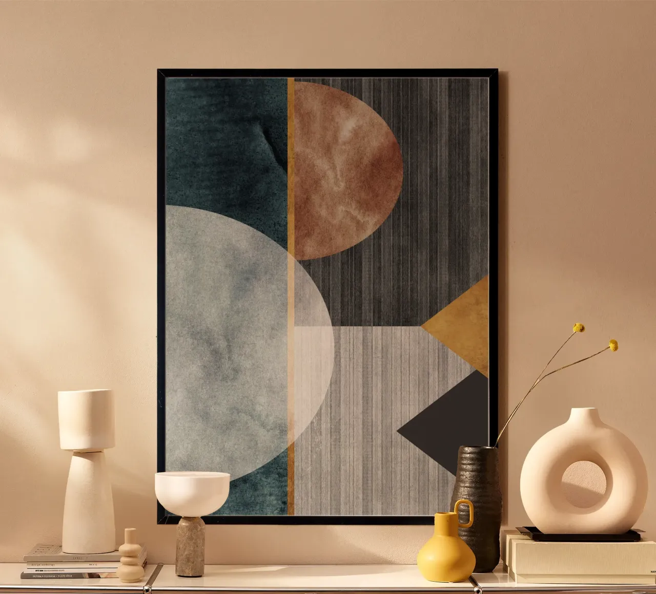 abstract art circles texture carta hahnemühle da vintageshop