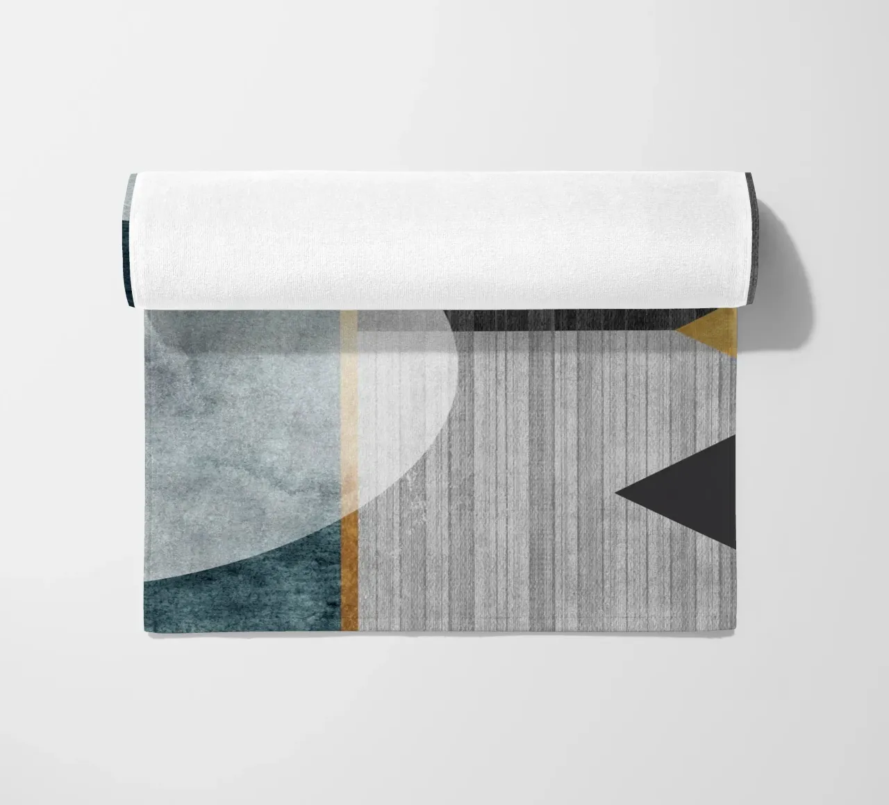 abstract art circles texture telo mare da vintageshop