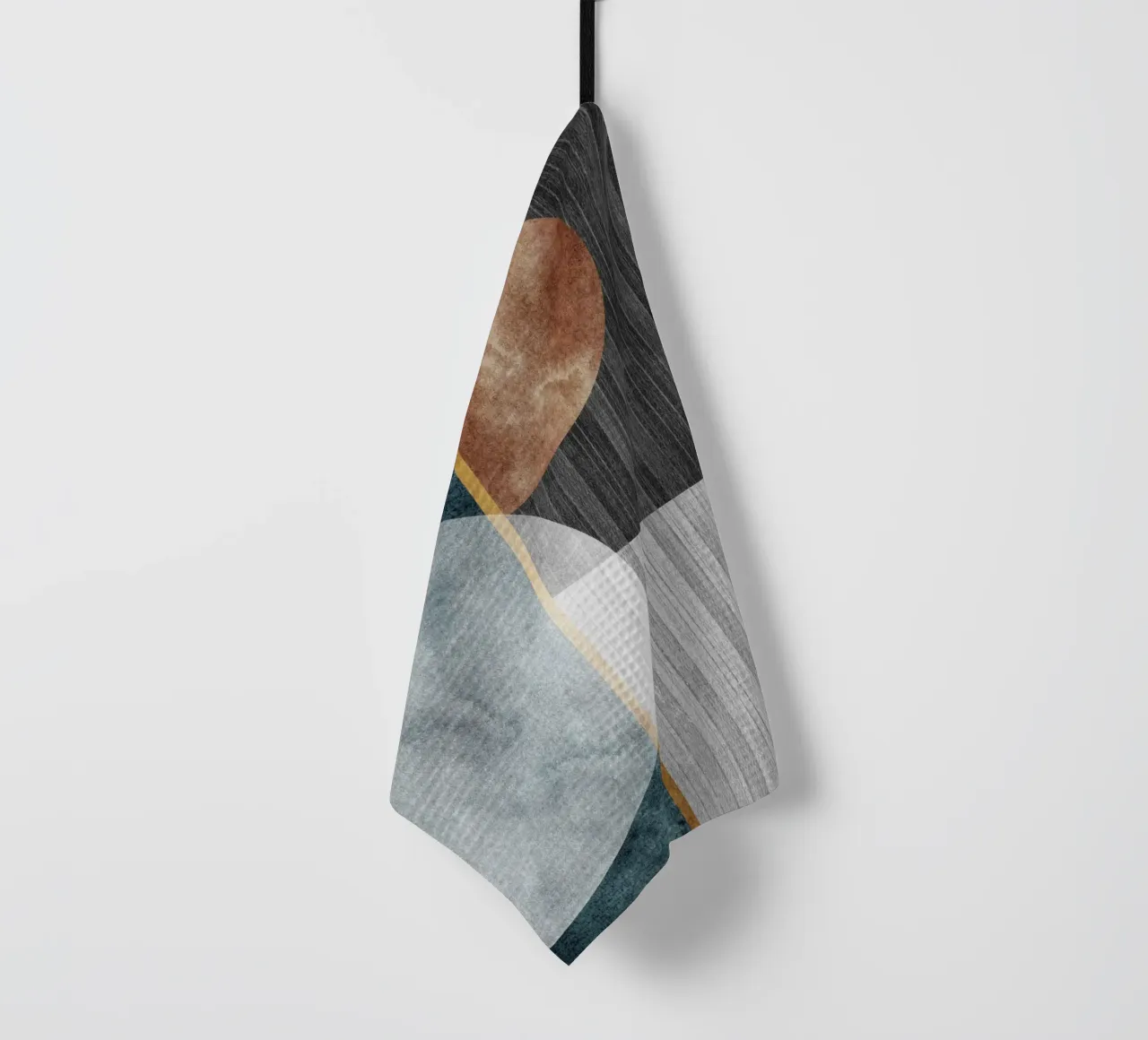 abstract art circles texture torchon de vintageshop