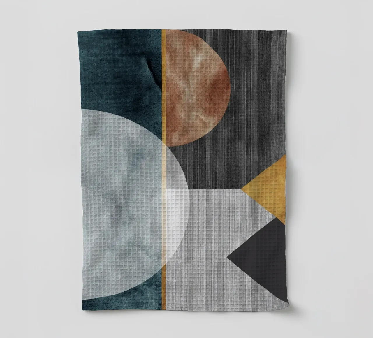 abstract art circles texture torchon de vintageshop