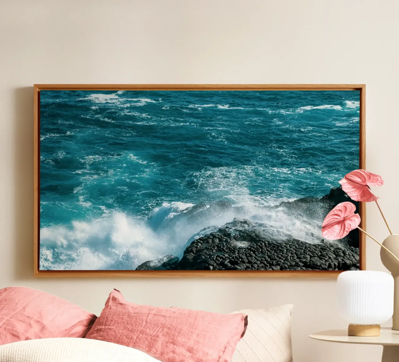 Silenzio d'acqua salata tela da PhotoVibe Decor