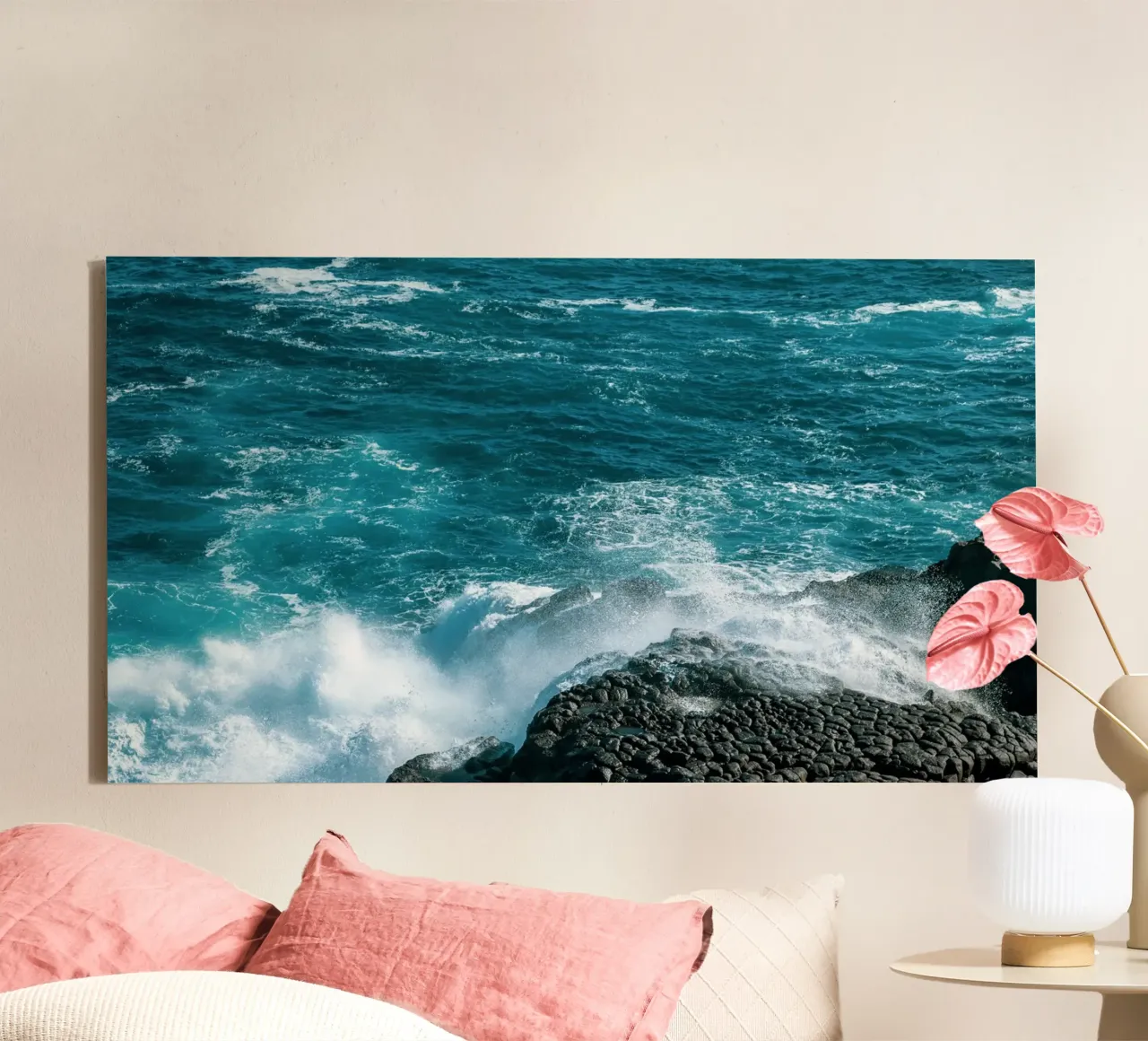Silenzio d'acqua salata tela da PhotoVibe Decor