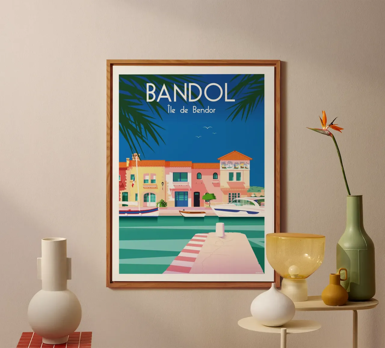 Bandol - Île de bendor alluminio dibond da Raphaël Delerue