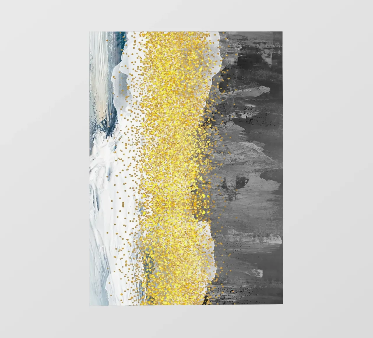 abstract art gray texture telo in pvc da vintageshop