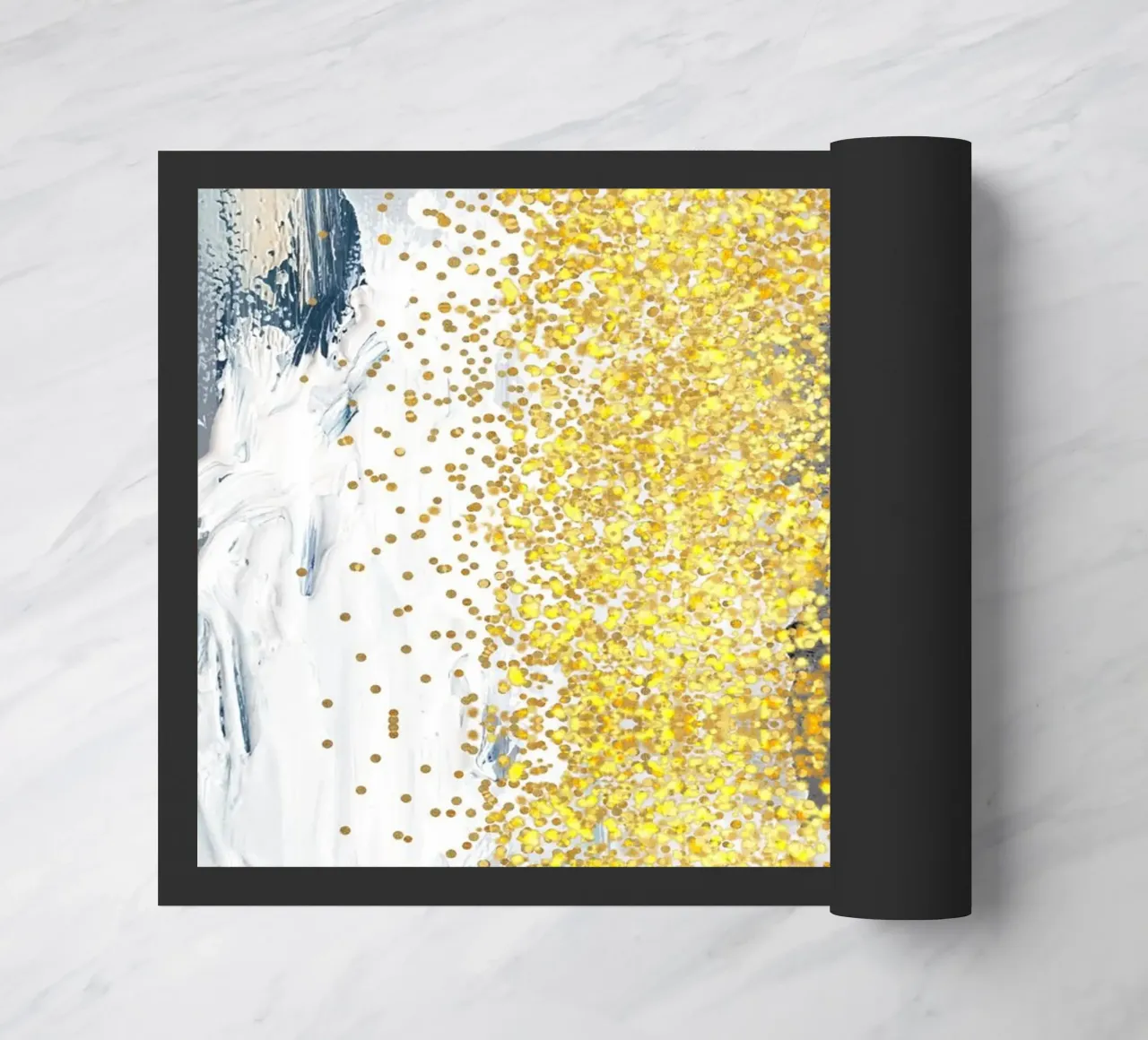 abstract art gray texture zerbino da vintageshop