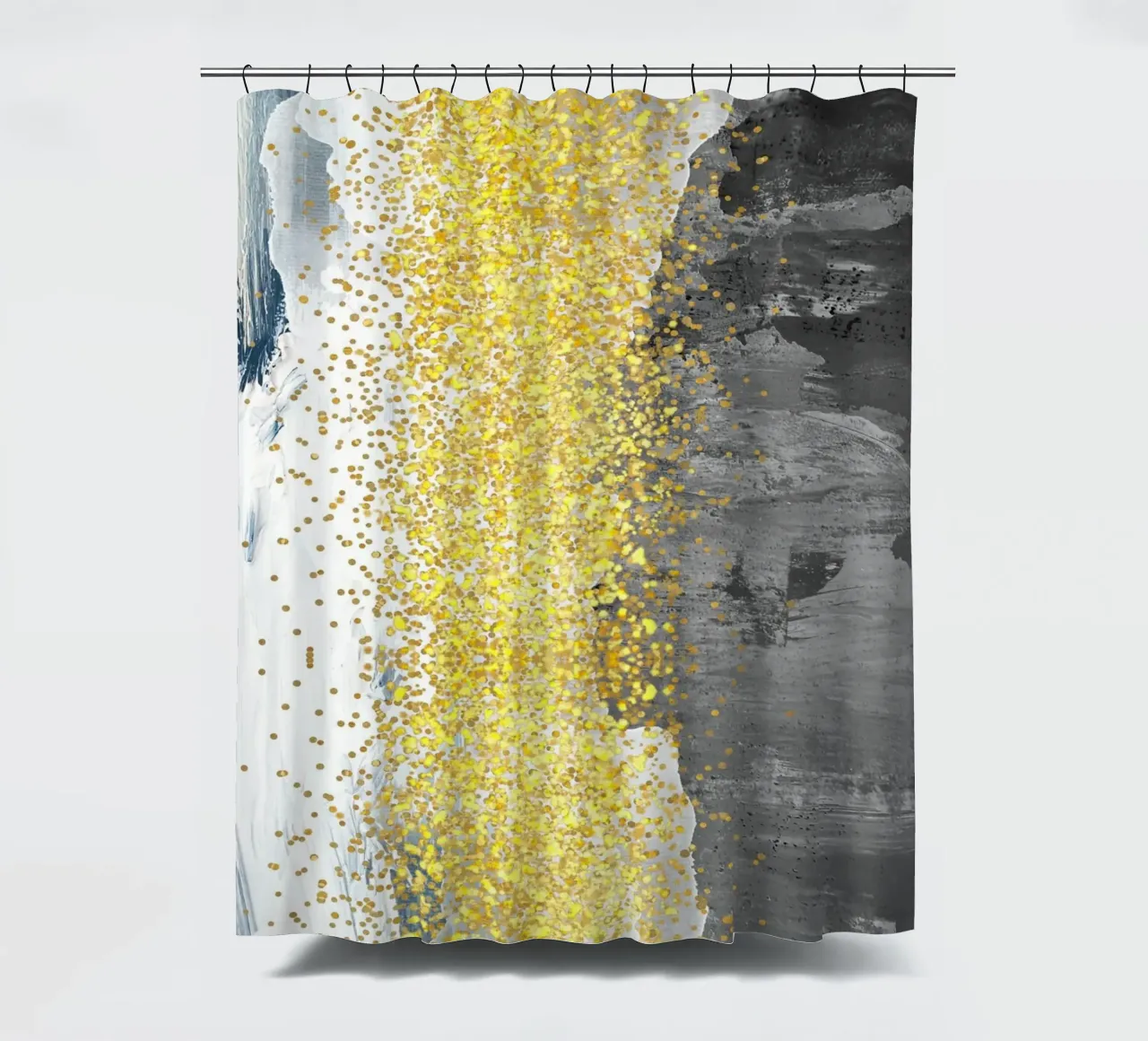 abstract art gray texture tenda da doccia da vintageshop