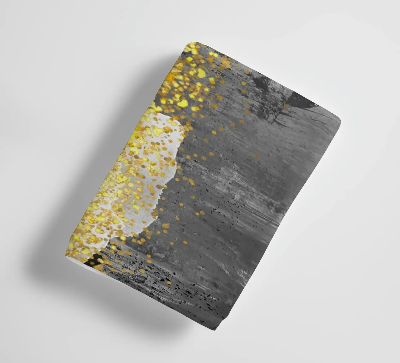 abstract art gray texture towel by vintageshop