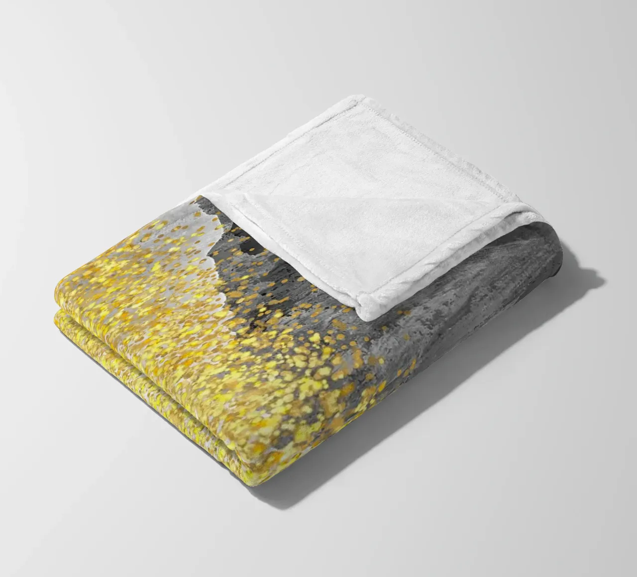 abstract art gray texture coperta in pile da vintageshop