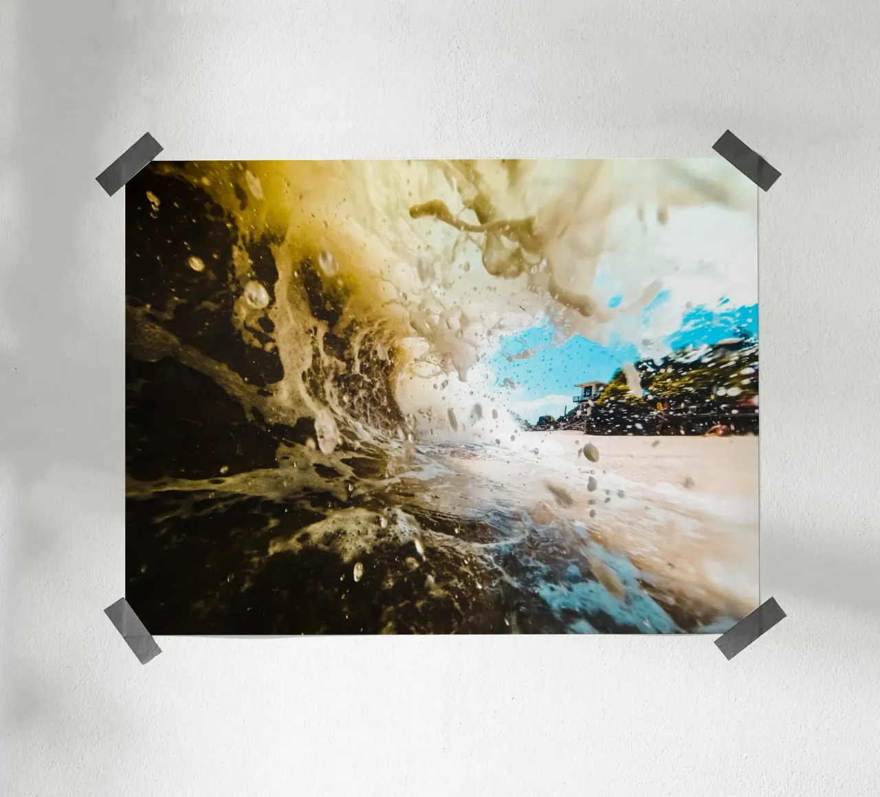 Silenzio d'acqua salata poster da PhotoVibe Decor