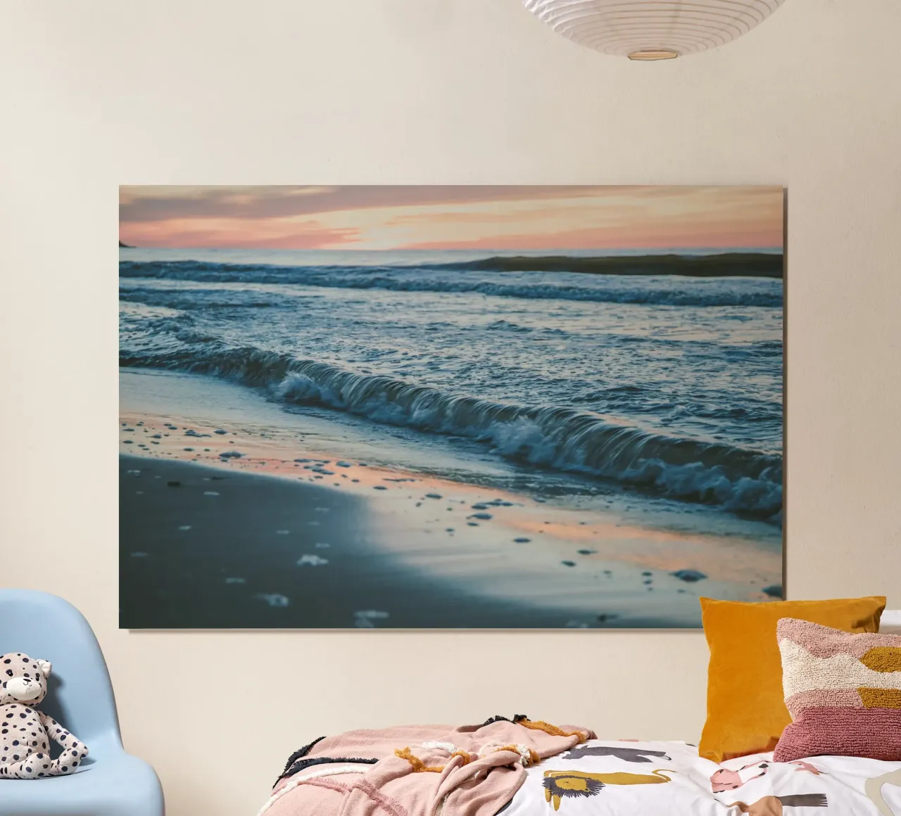 Silenzio d'acqua salata poster con telaio in alluminio da PhotoVibe Decor