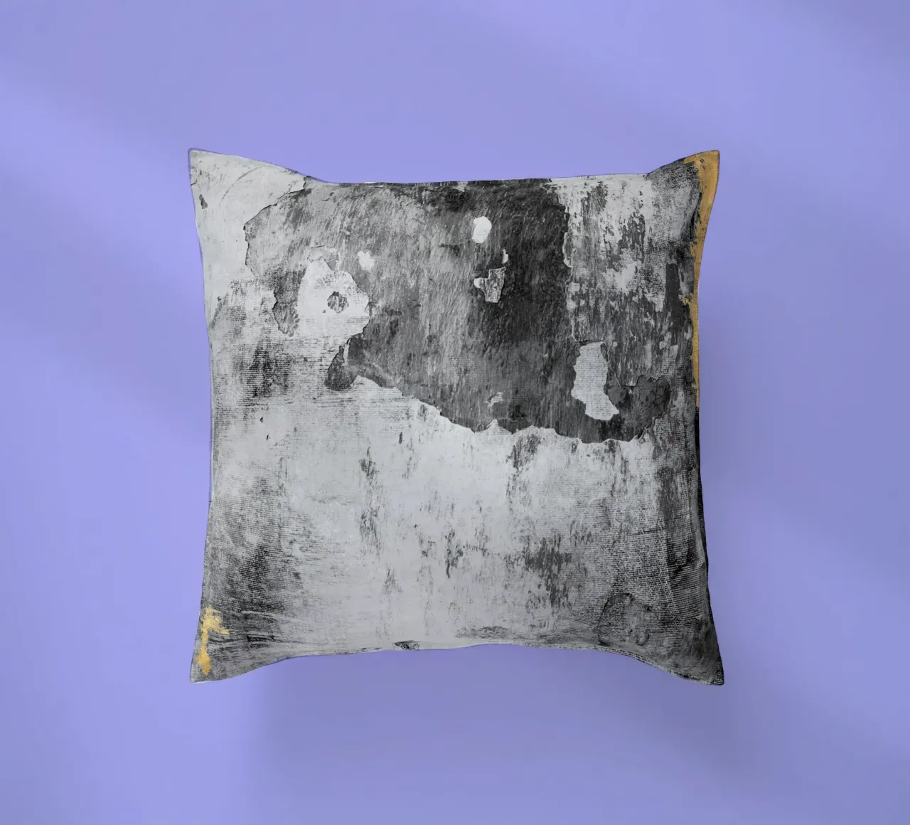 abstract art gray texture and white cuscino da vintageshop