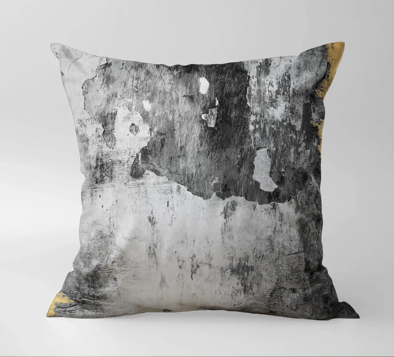 abstract art gray texture and white cuscino da vintageshop