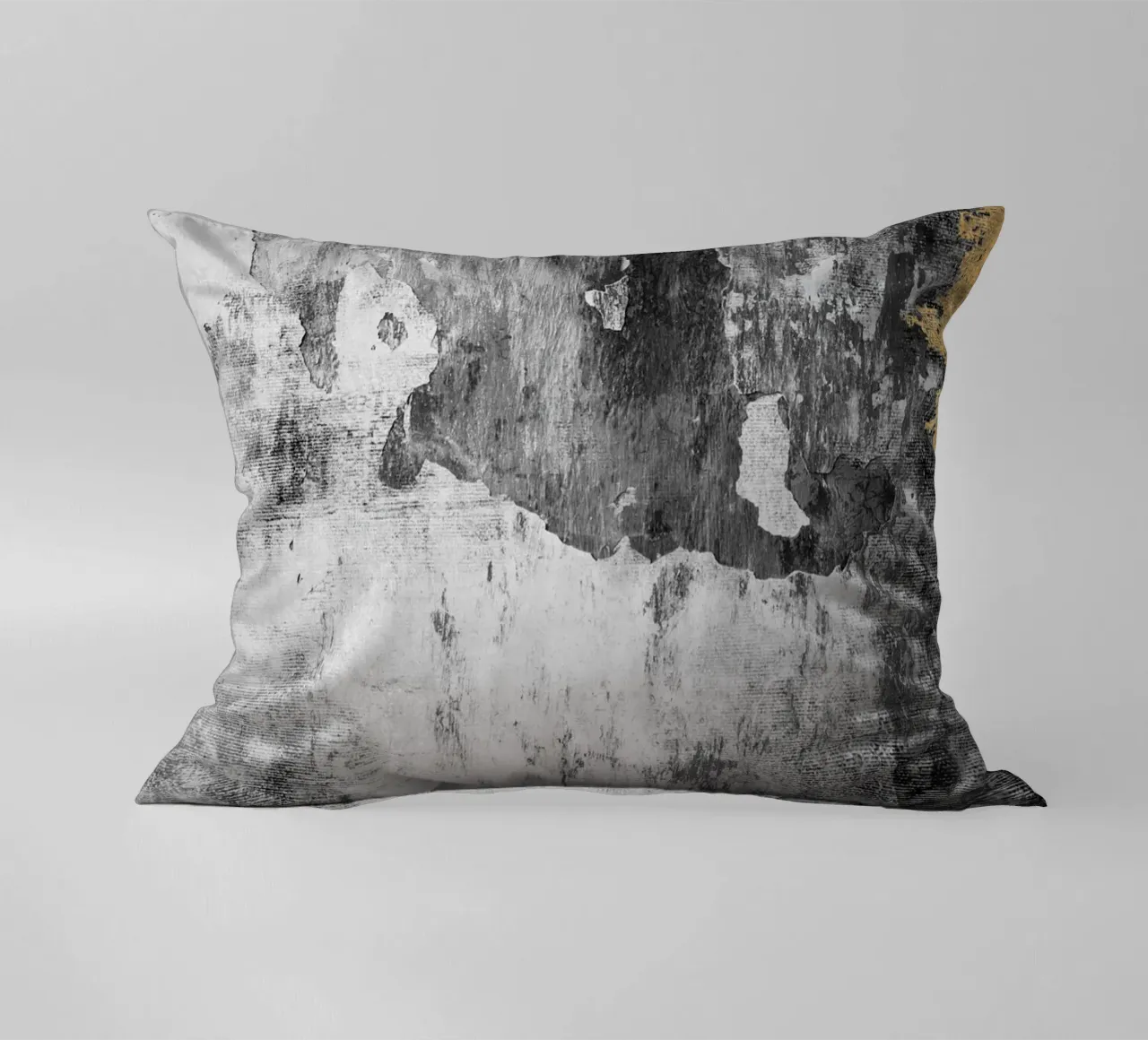 abstract art gray texture and white cuscino da vintageshop