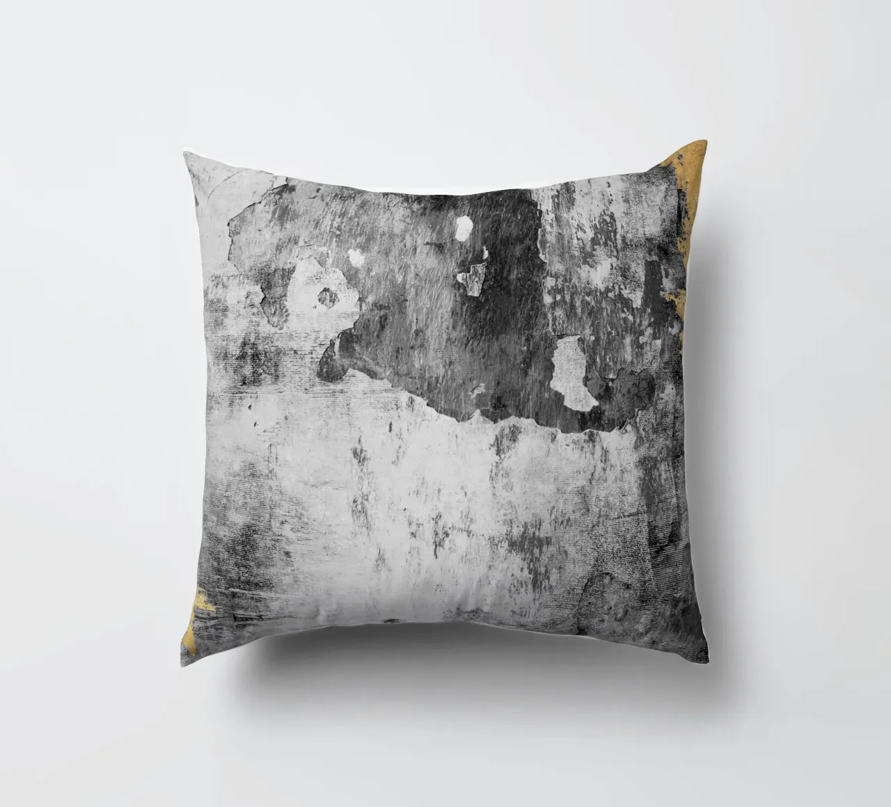 abstract art gray texture and white cuscino da vintageshop