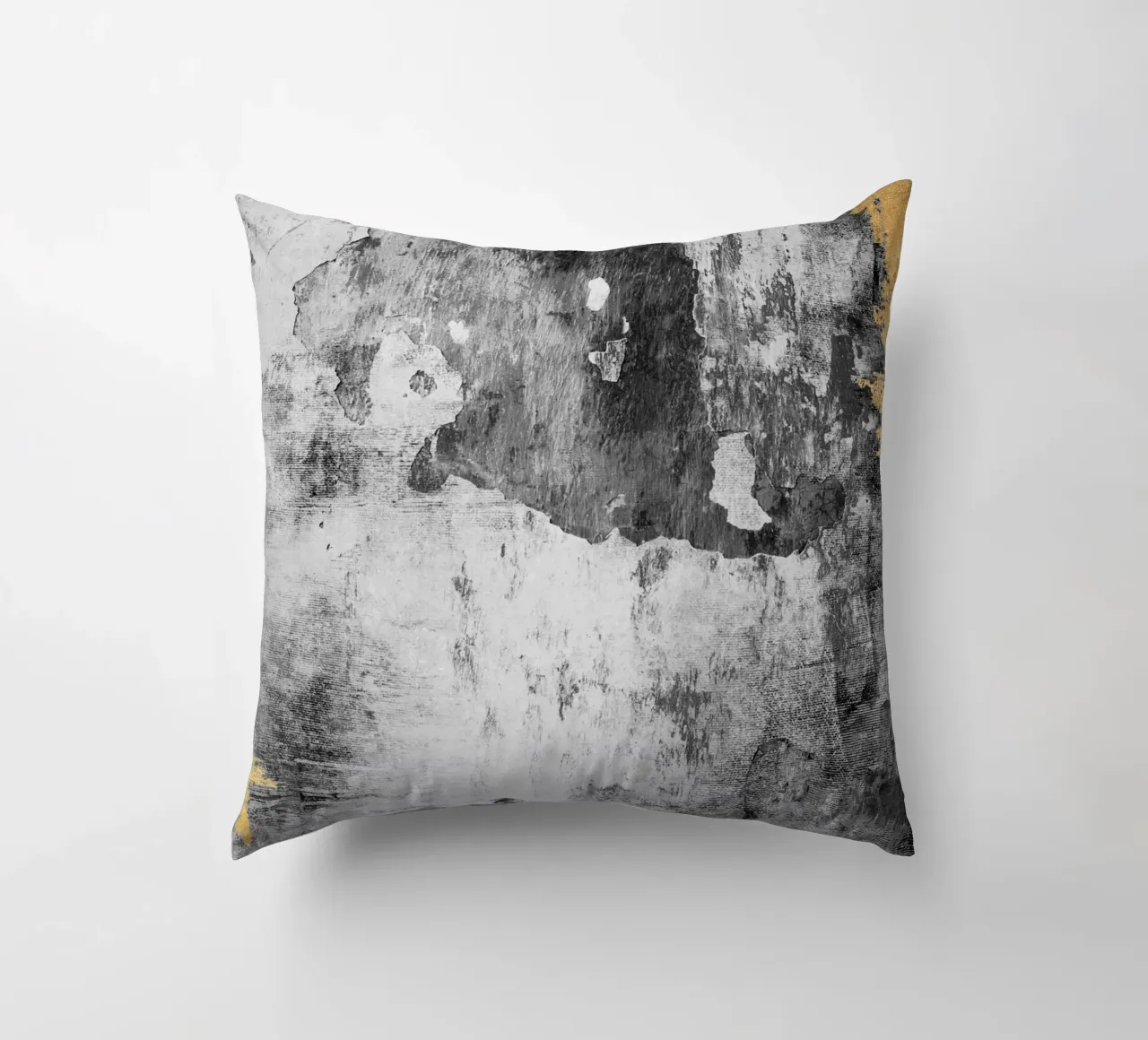 abstract art gray texture and white cuscino da vintageshop