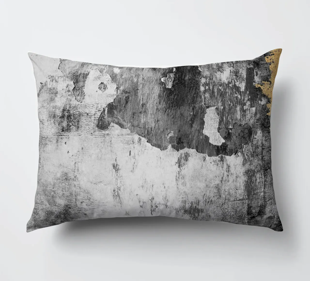 abstract art gray texture and white cuscino da vintageshop