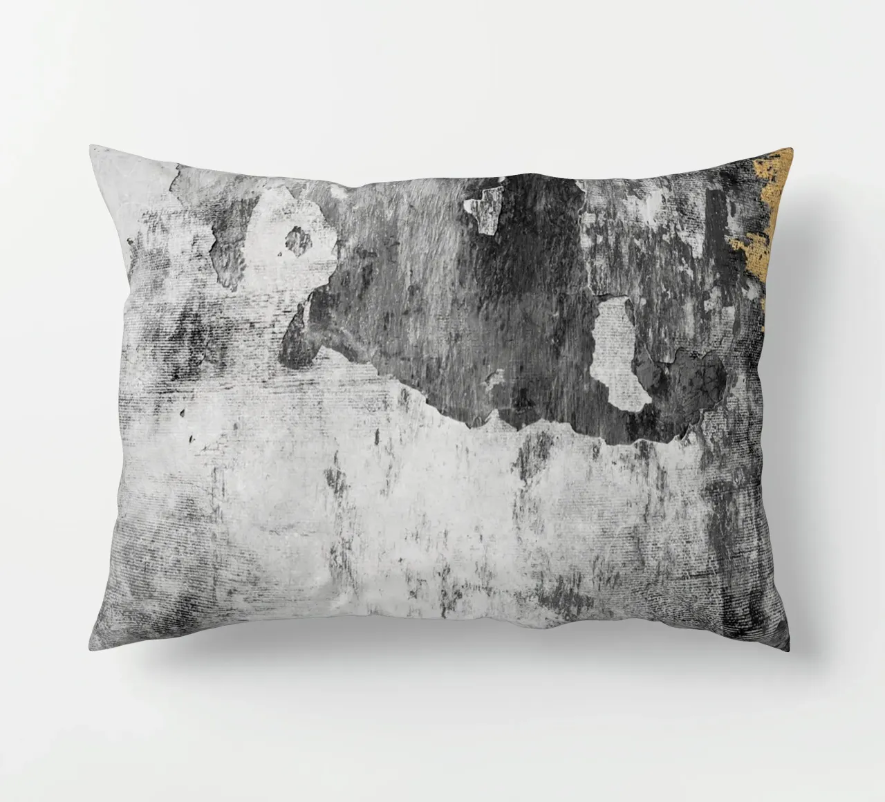 abstract art gray texture and white cuscino da vintageshop