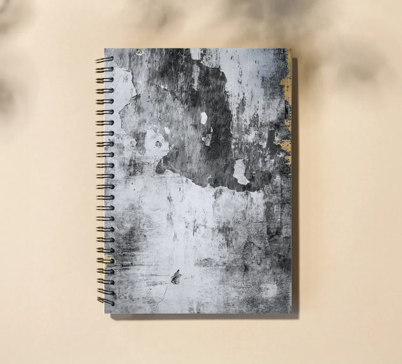 abstract art gray texture and white diario ad anelli da vintageshop