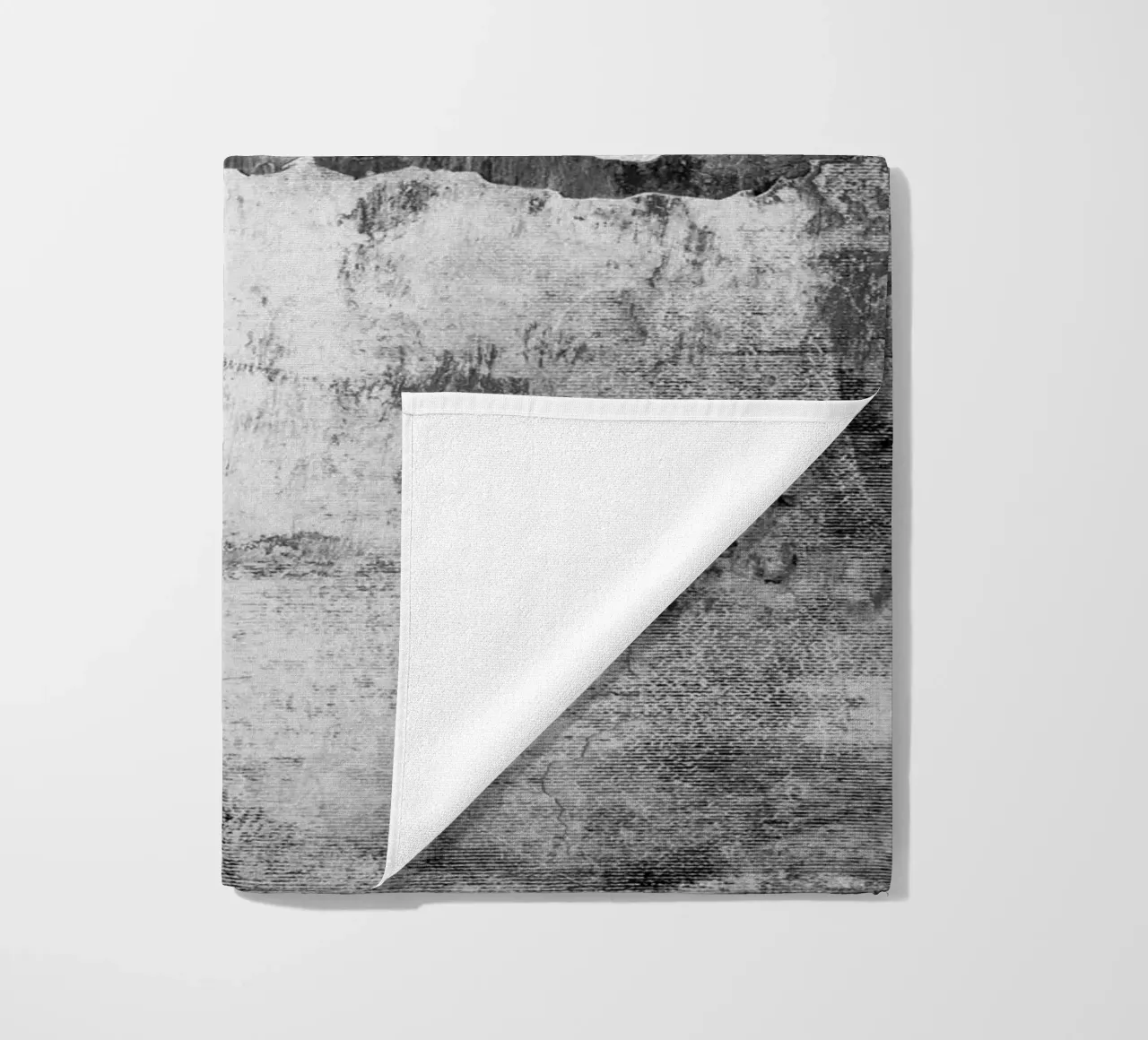 abstract art gray texture and white telo mare da vintageshop