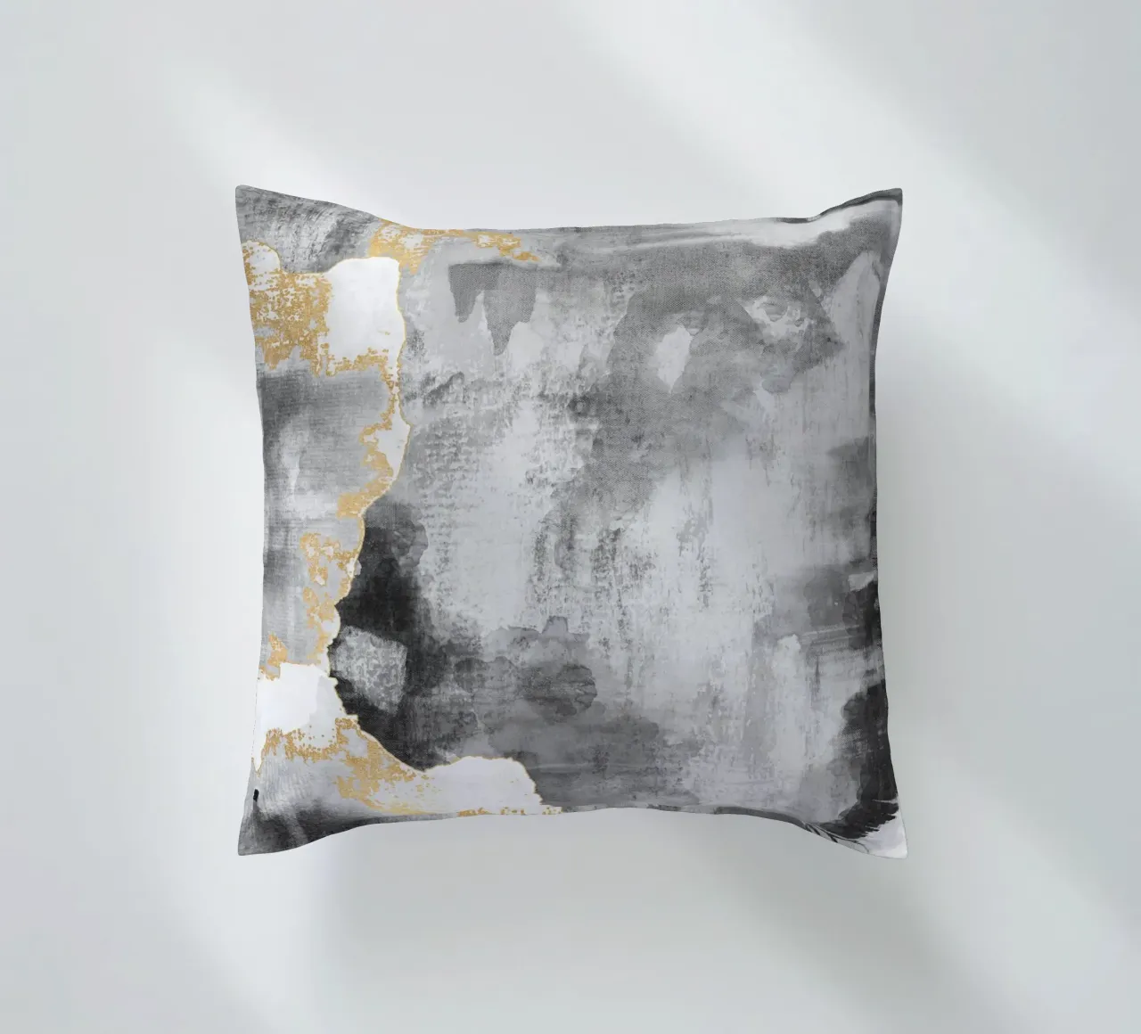 abstract art gray texture and white 2 cuscino da vintageshop